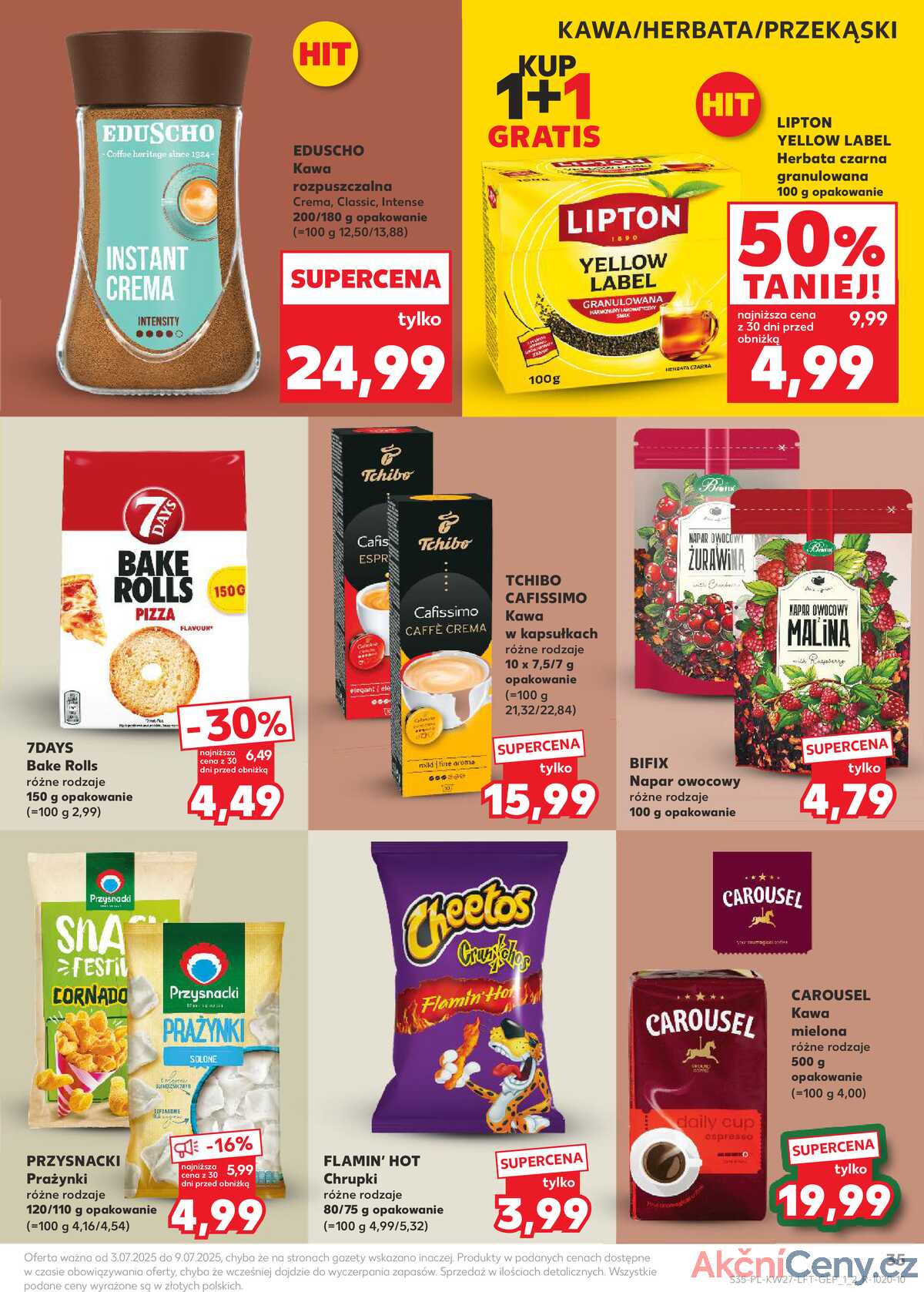 Leták Kaufland Polsko 3.7.-9.7.2025 - Noviny týdne strana 35