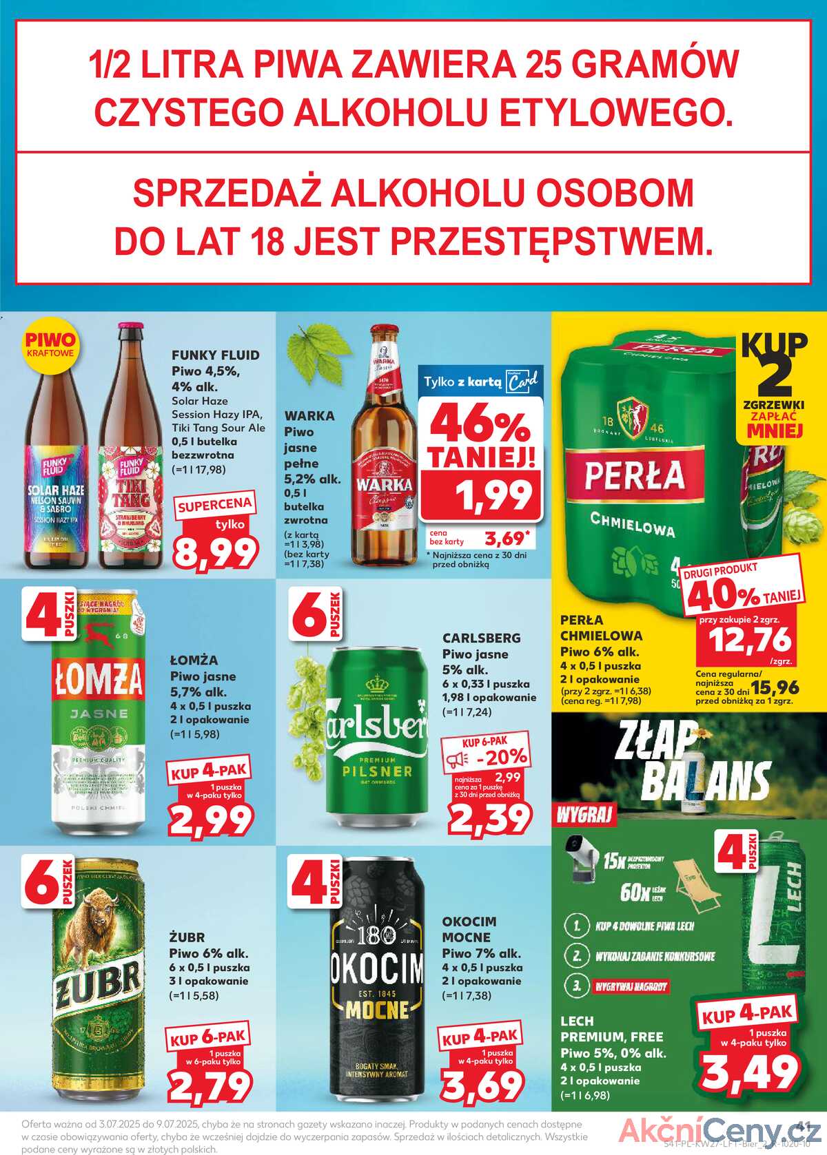 Leták Kaufland Polsko 3.7.-9.7.2025 - Noviny týdne strana 41
