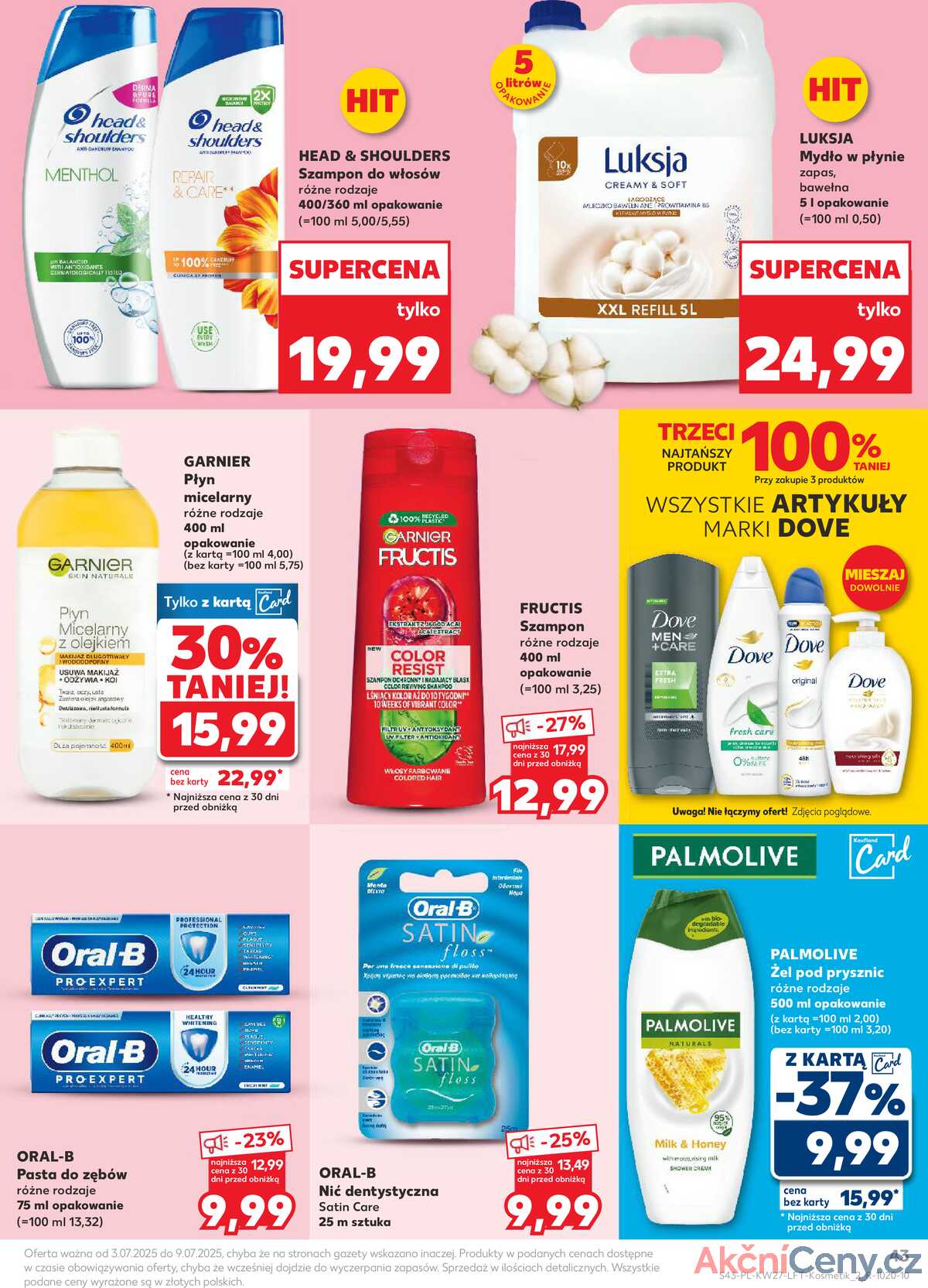 Leták Kaufland Polsko 3.7.-9.7.2025 - Noviny týdne strana 43