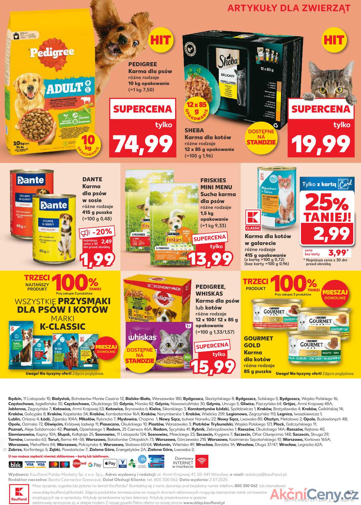 Leták Kaufland Polsko 3.7.-9.7.2025 - Noviny týdne strana 47