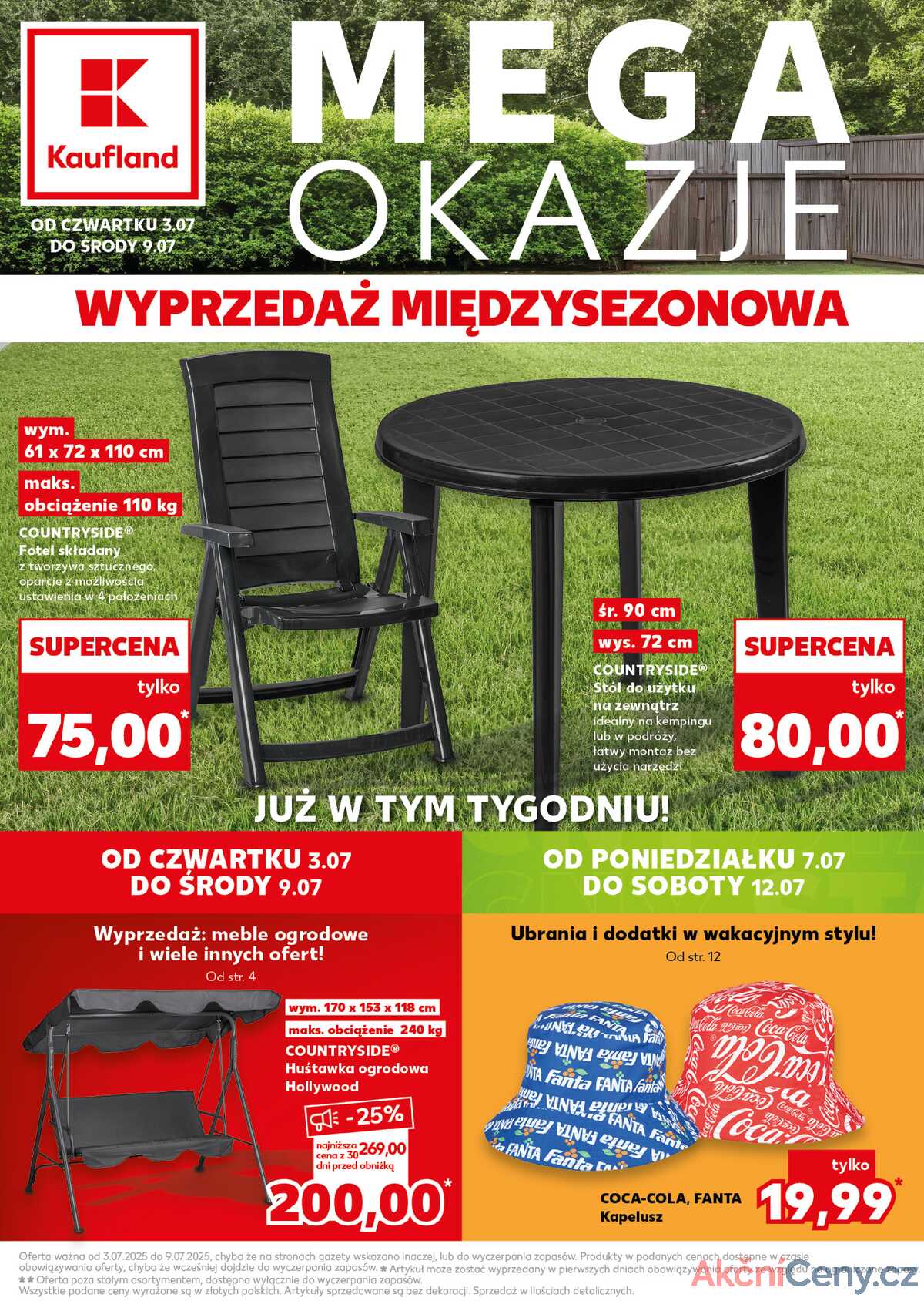 Leták Kaufland Polsko 3.7.-9.7.2025 strana 1