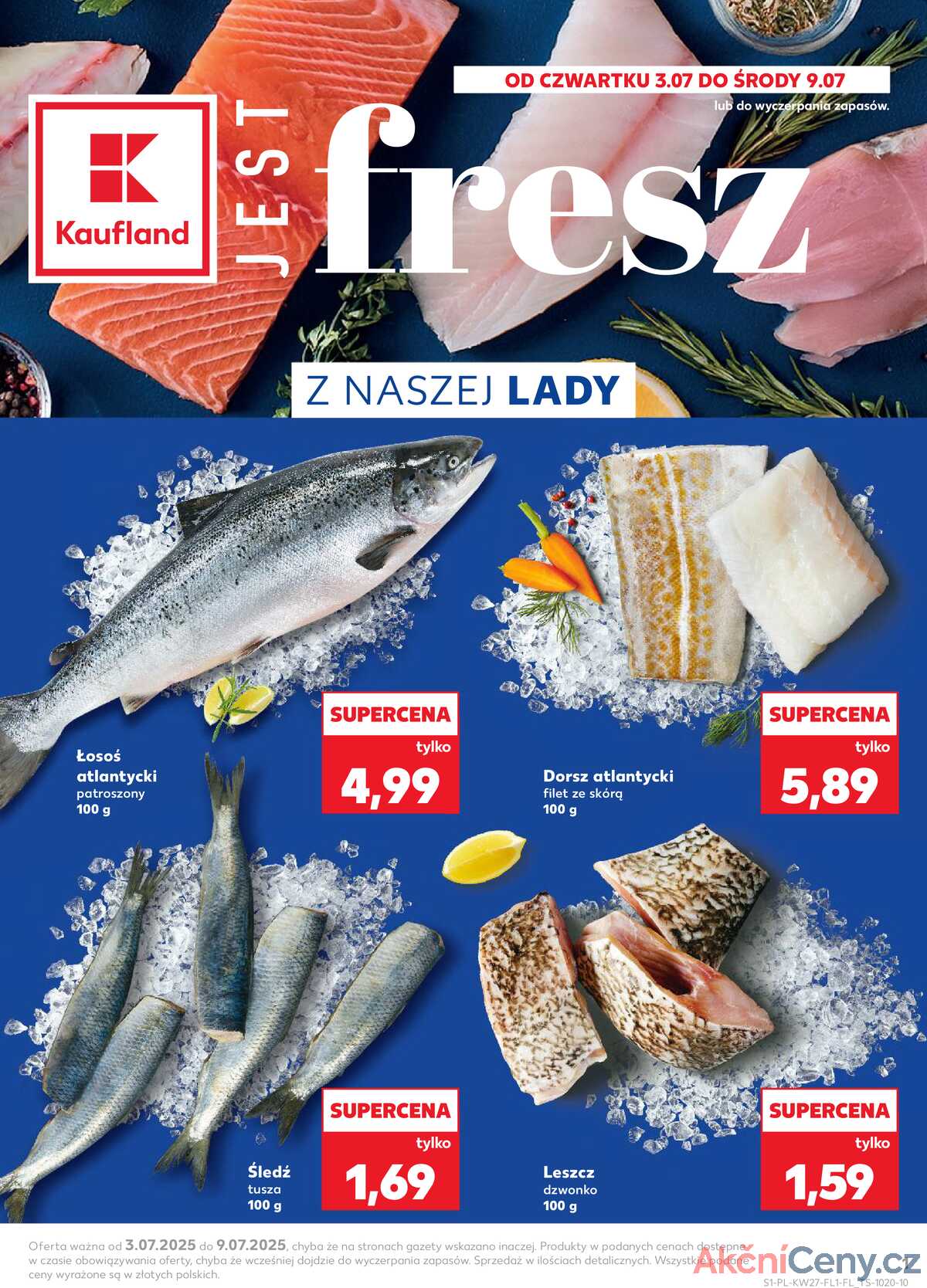 Leták Kaufland Polsko 3.7.-9.7.2025 strana 1
