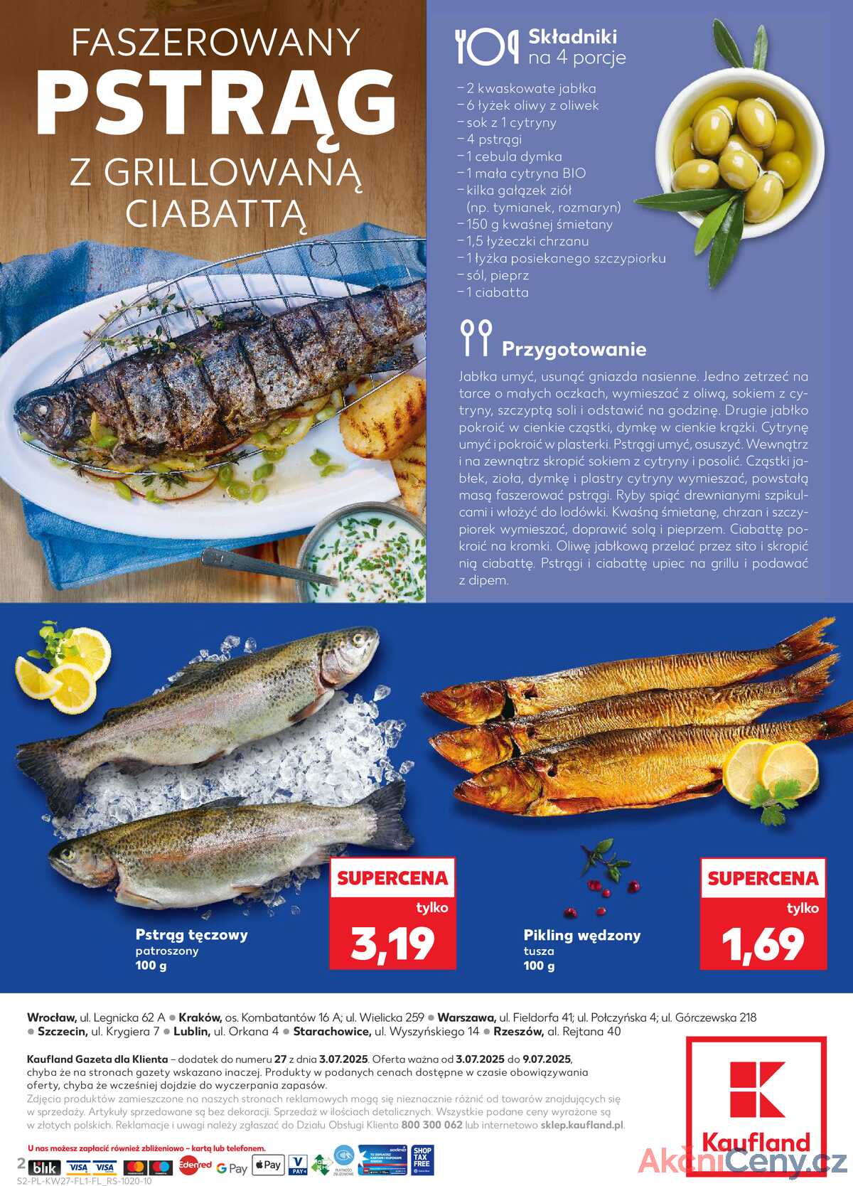 Leták Kaufland Polsko 3.7.-9.7.2025 strana 2