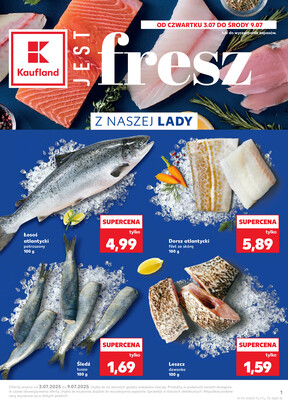Leták Kaufland Polsko 3.7.-9.7.2025