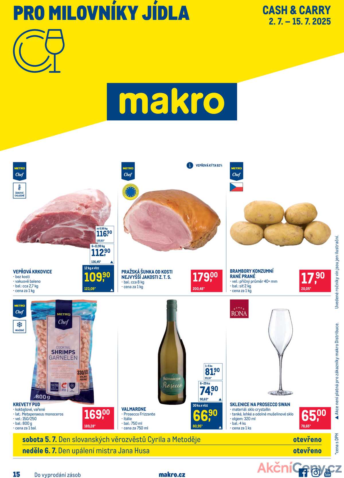 Makro Pro milovníky jídla do 15.7. strana 1