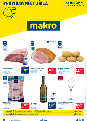 Makro Pro milovníky jídla do 15.7.