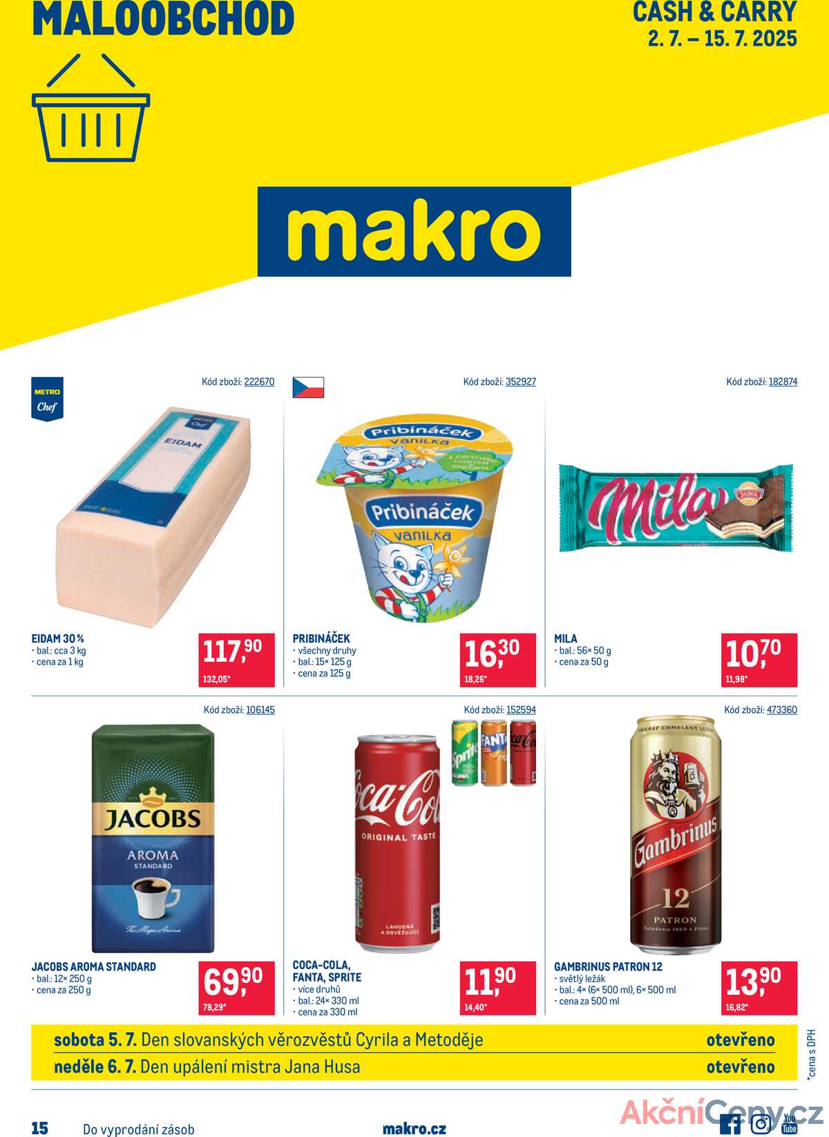 MAKRO Maloobchod od 2.7. do 15.7.2025 strana 1