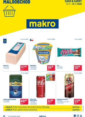MAKRO Maloobchod od 2.7. do 15.7.2025