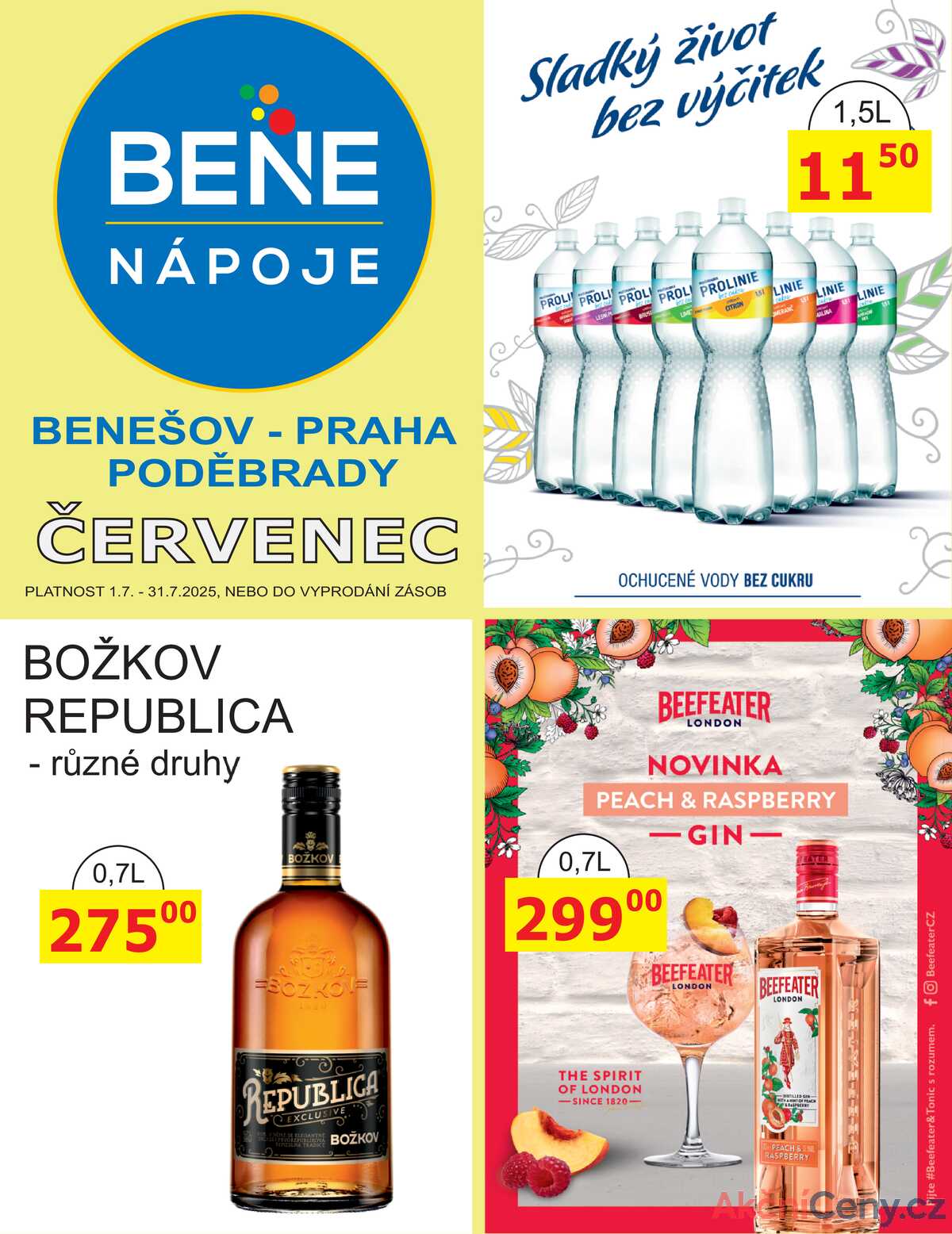 BENE Nápoje od 1.7. do 31.7.2025 strana 1