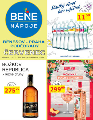BENE NÁPOJE : 1 leták