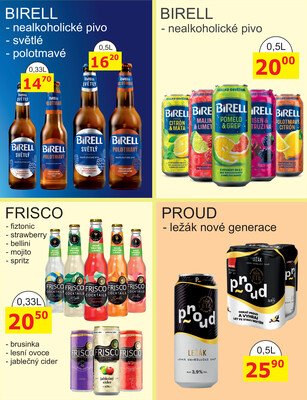BENE Nápoje od 1.7. do 31.7.2025