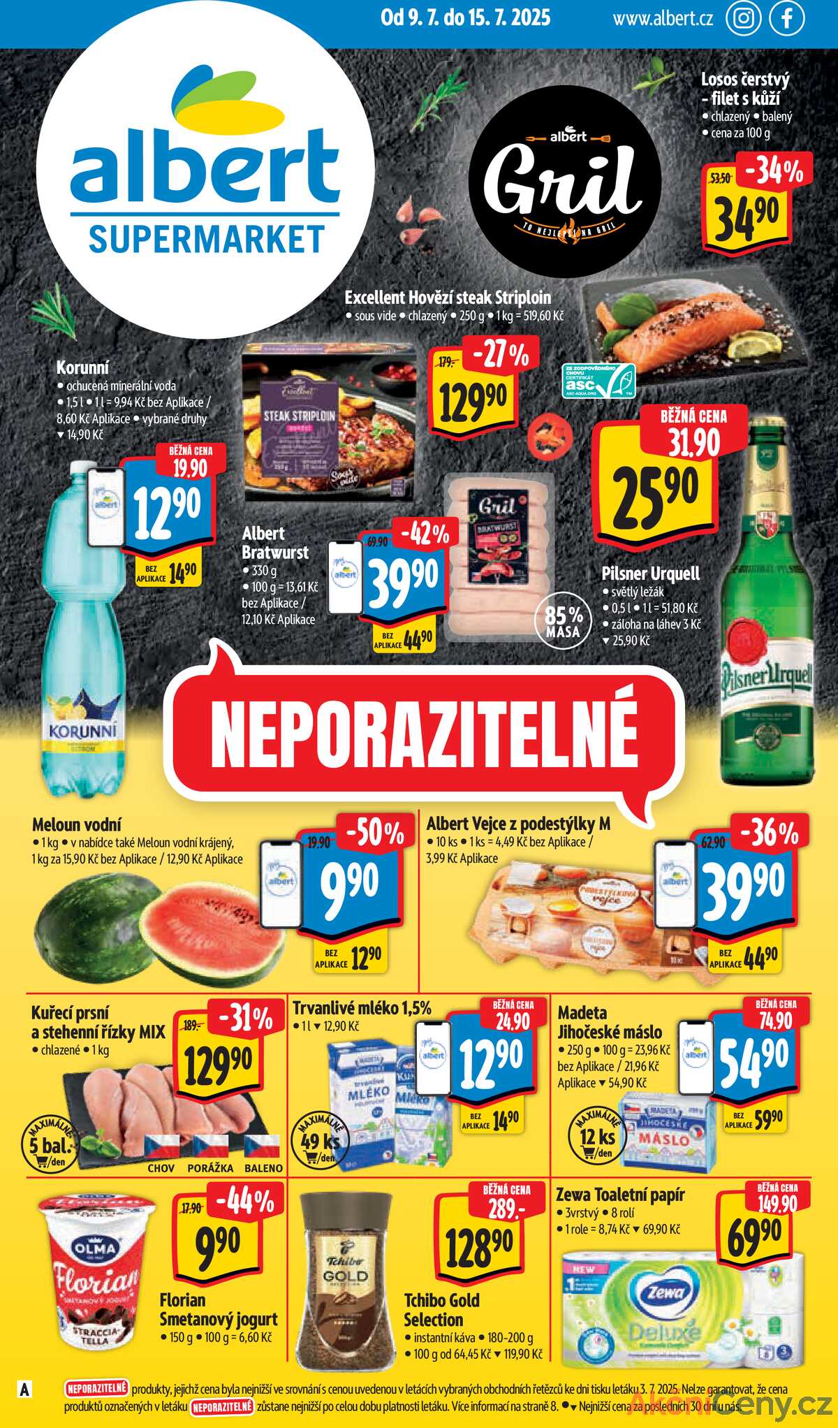 Albert Supermarket od 9.7. do 15.7.2025 strana 1