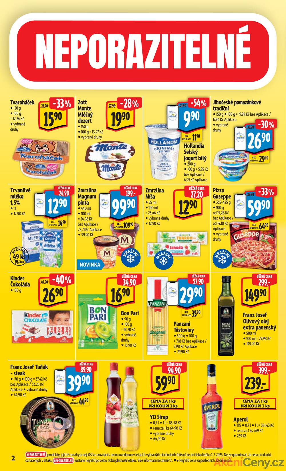 Leták Albert - Albert Hypermarket od 9.7. do 15.7.2025 - strana 2 Leták Albert - Albert Hypermarket od 9.7. do 15.7.2025 - strana 2