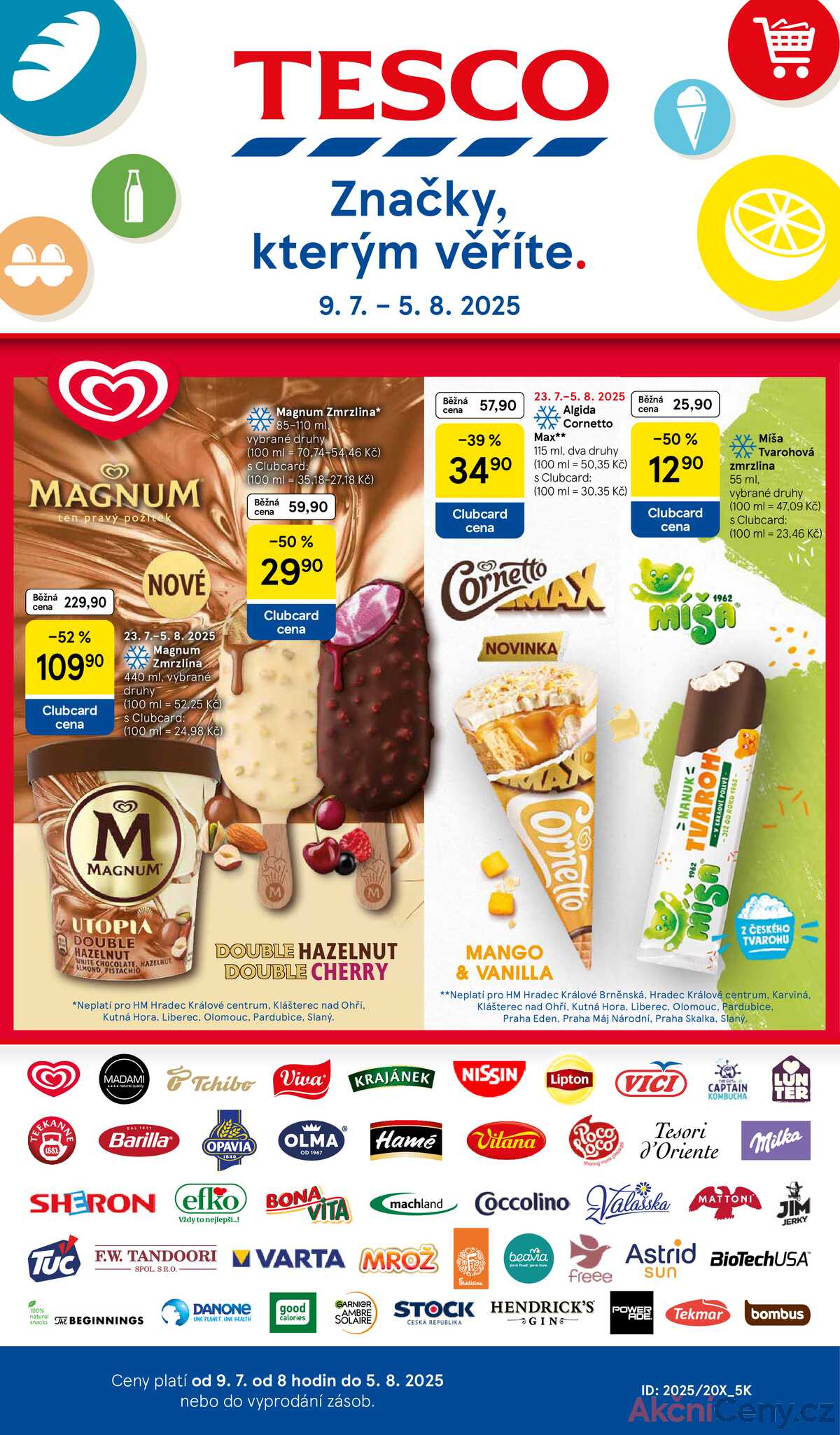 Tesco malé hypermarkety katalog od 9.7. do 5.8.2025 strana 1