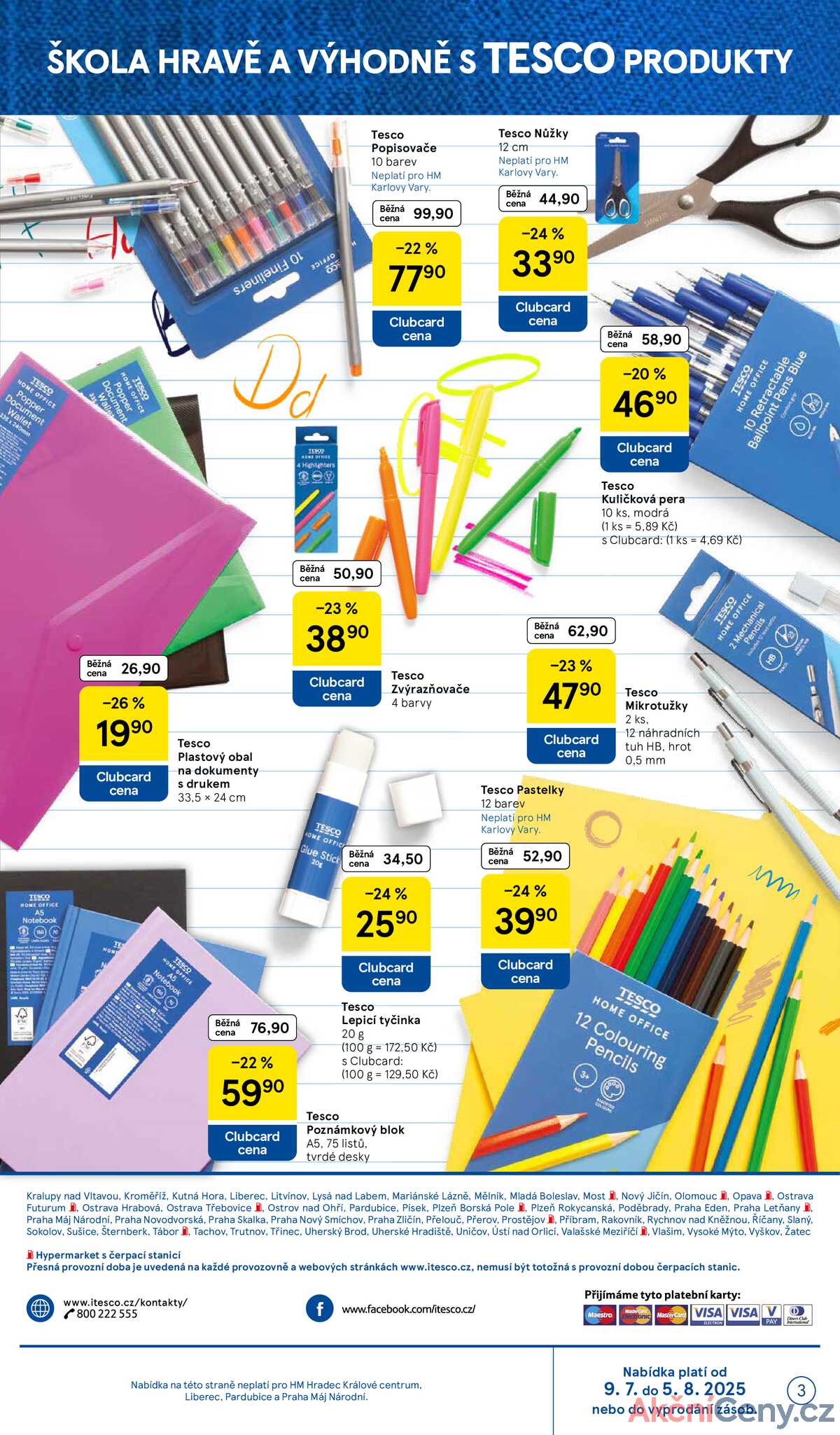 Tesco malé hypermarkety katalog od 9.7. do 5.8.2025 strana 3