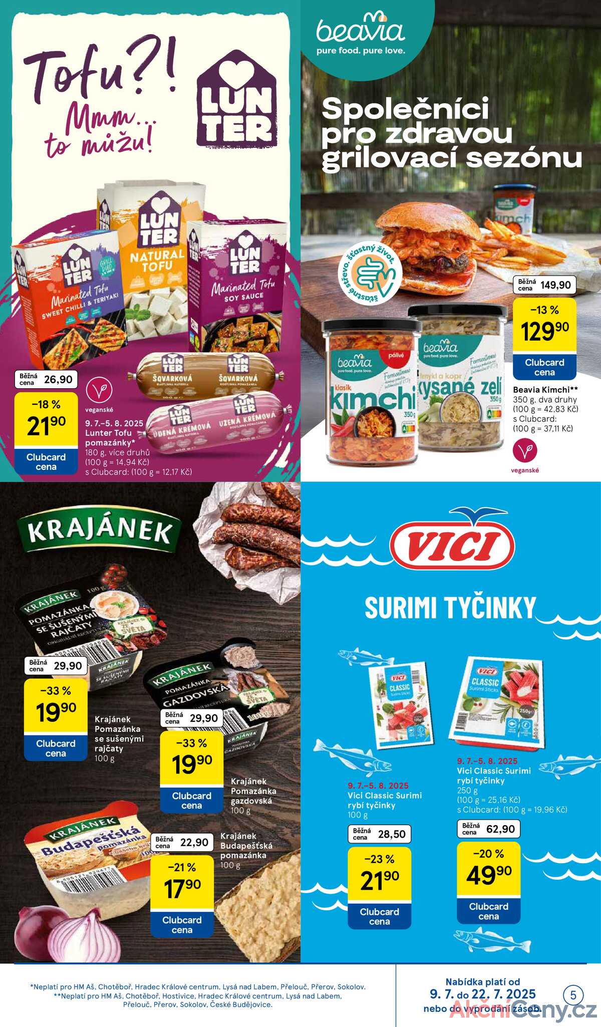 Tesco malé hypermarkety katalog od 9.7. do 5.8.2025 strana 5