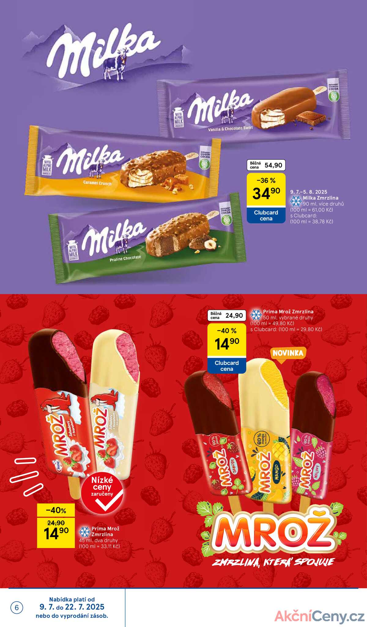 Tesco malé hypermarkety katalog od 9.7. do 5.8.2025 strana 6