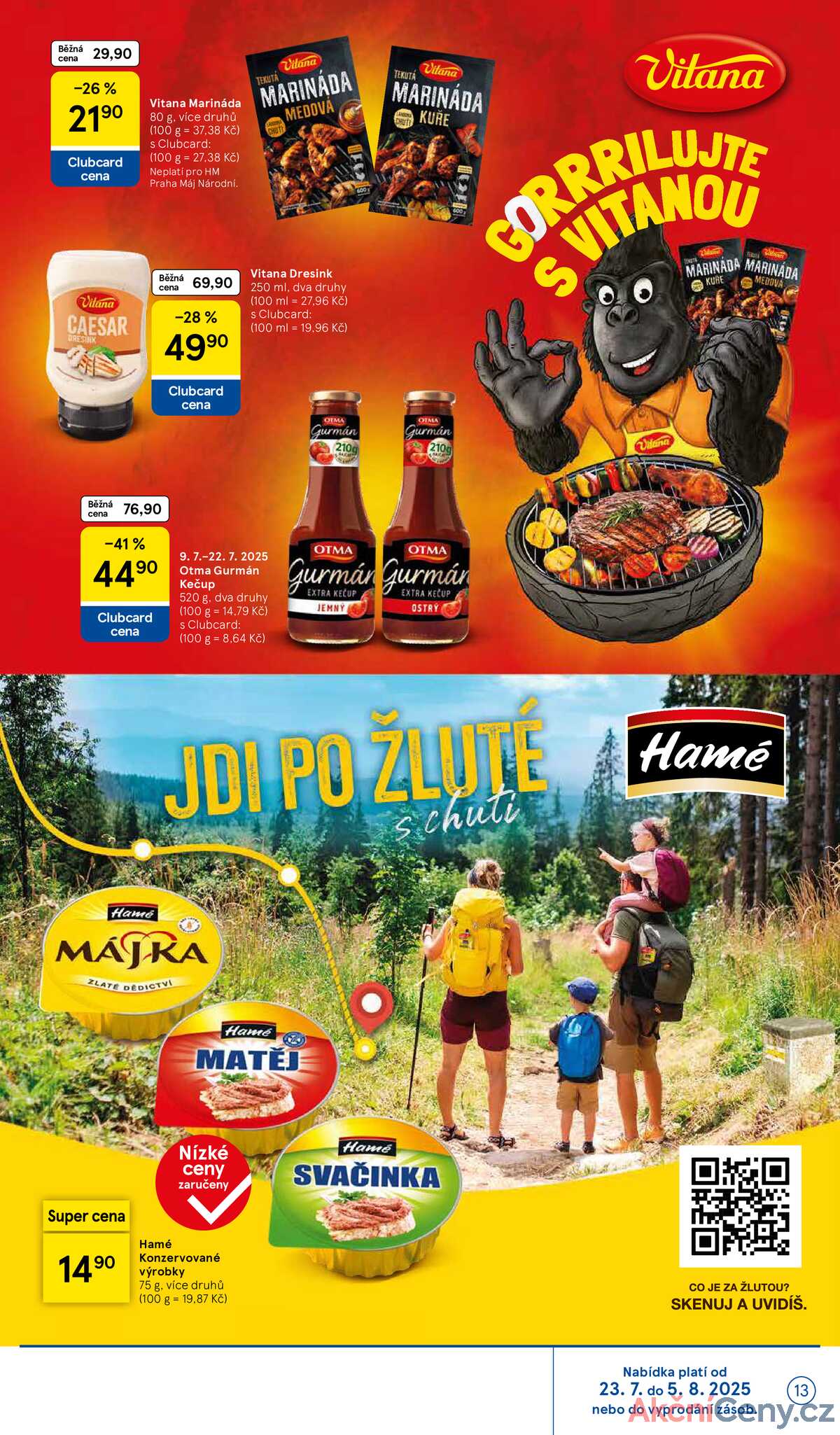 Tesco malé hypermarkety katalog od 9.7. do 5.8.2025 strana 13