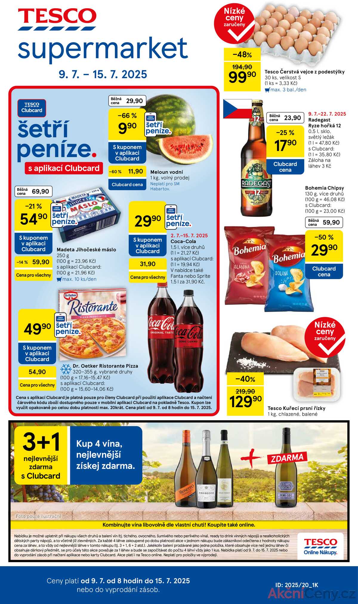 Tesco supermarkety od 9.7. do 15.7.2025 strana 1