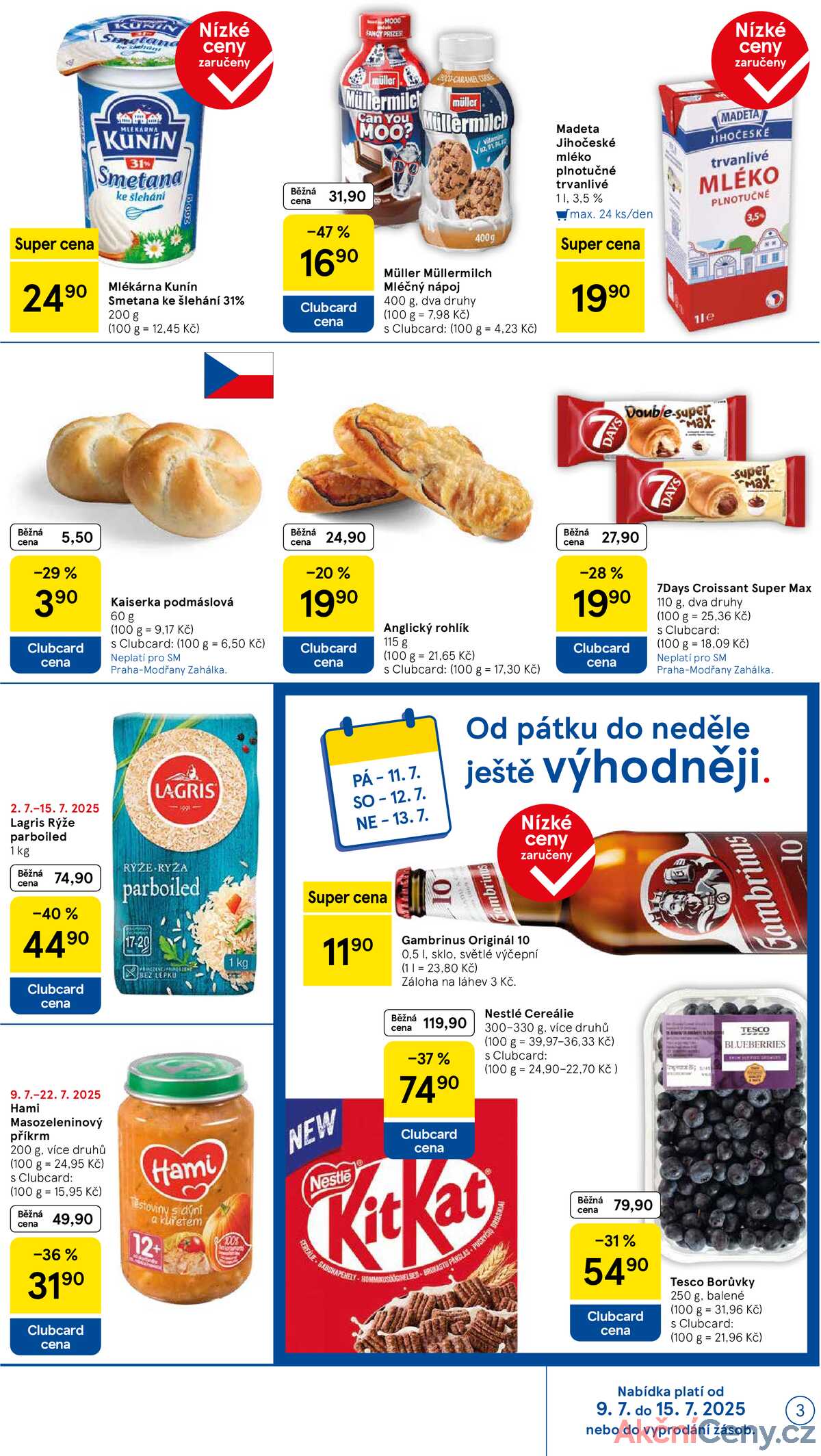 Tesco supermarkety od 9.7. do 15.7.2025 strana 3