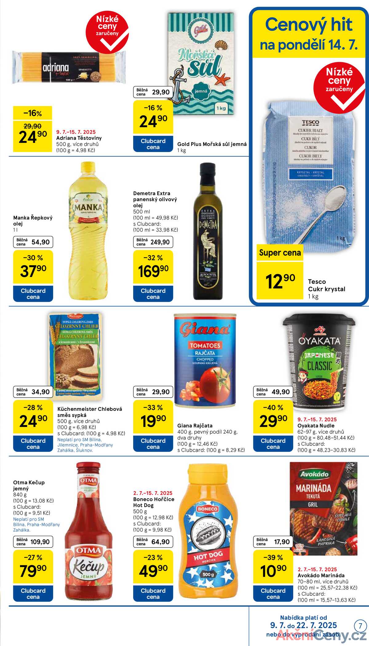 Tesco supermarkety od 9.7. do 15.7.2025 strana 7