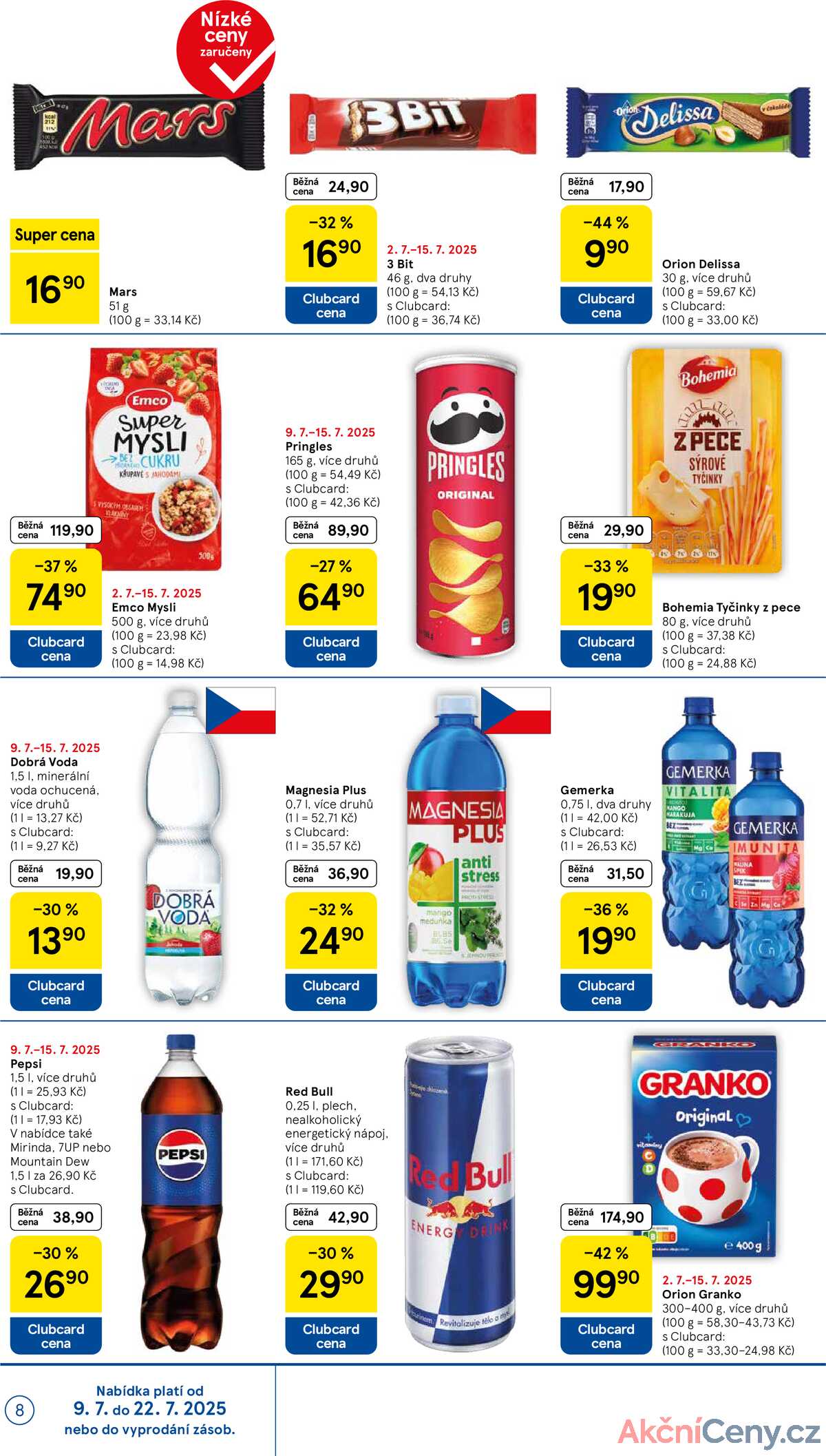Tesco supermarkety od 9.7. do 15.7.2025 strana 8