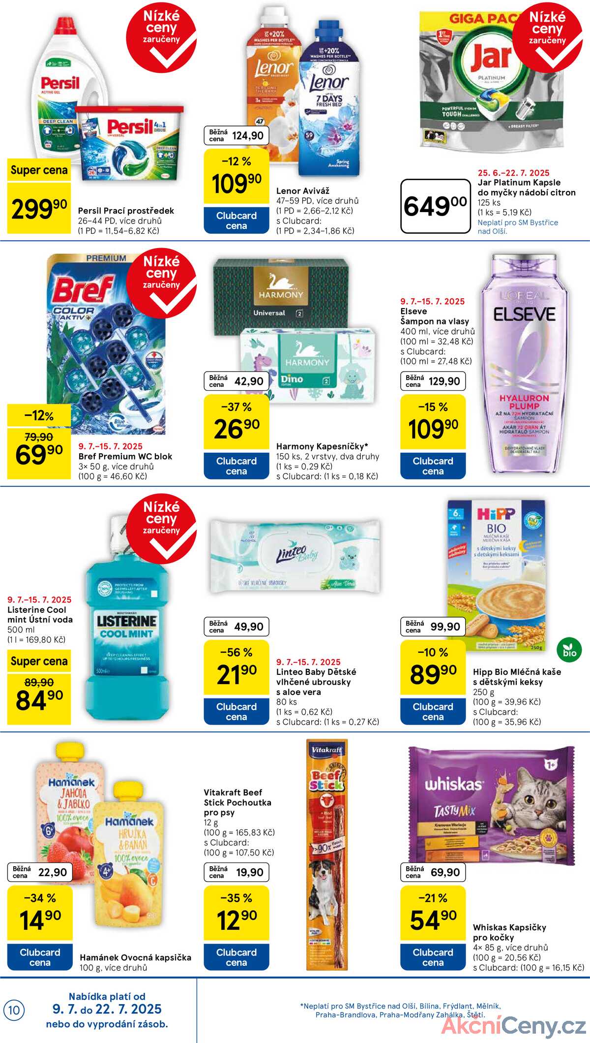 Tesco supermarkety od 9.7. do 15.7.2025 strana 10