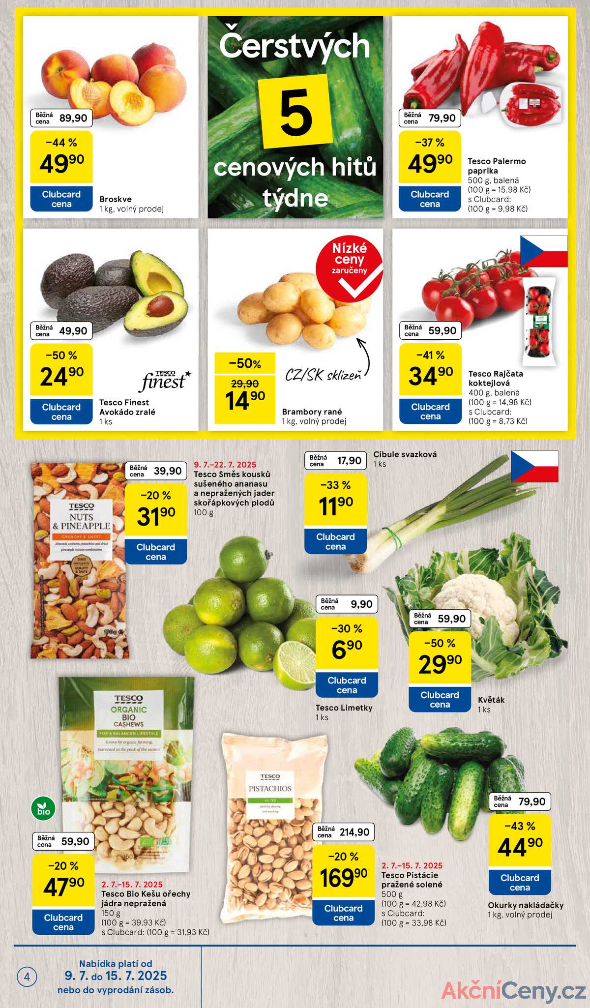 Tesco malé hypermarkety od 9.7. do 15.7.2025 strana 4