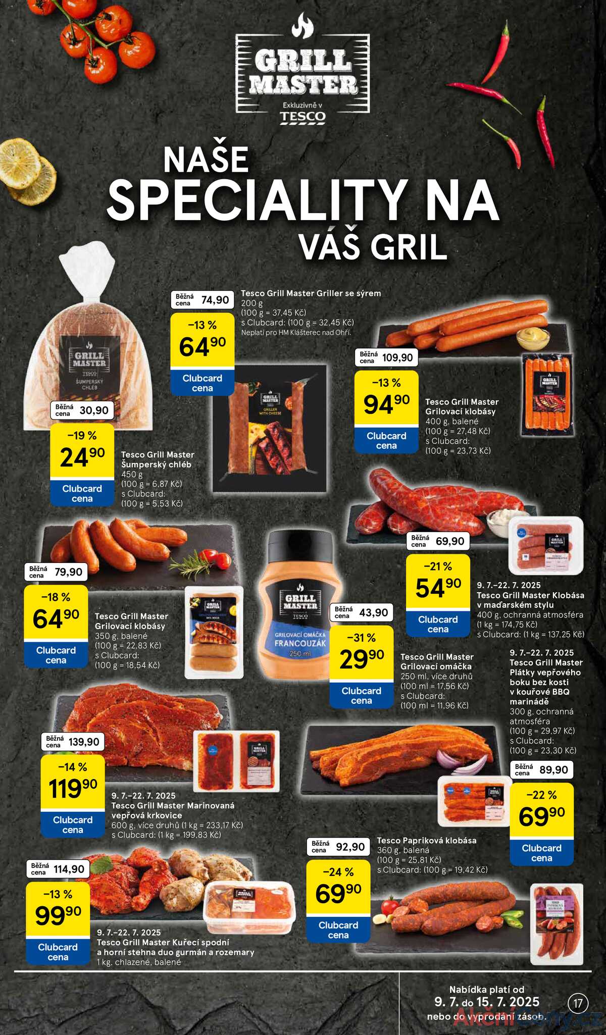 Tesco malé hypermarkety od 9.7. do 15.7.2025 strana 17