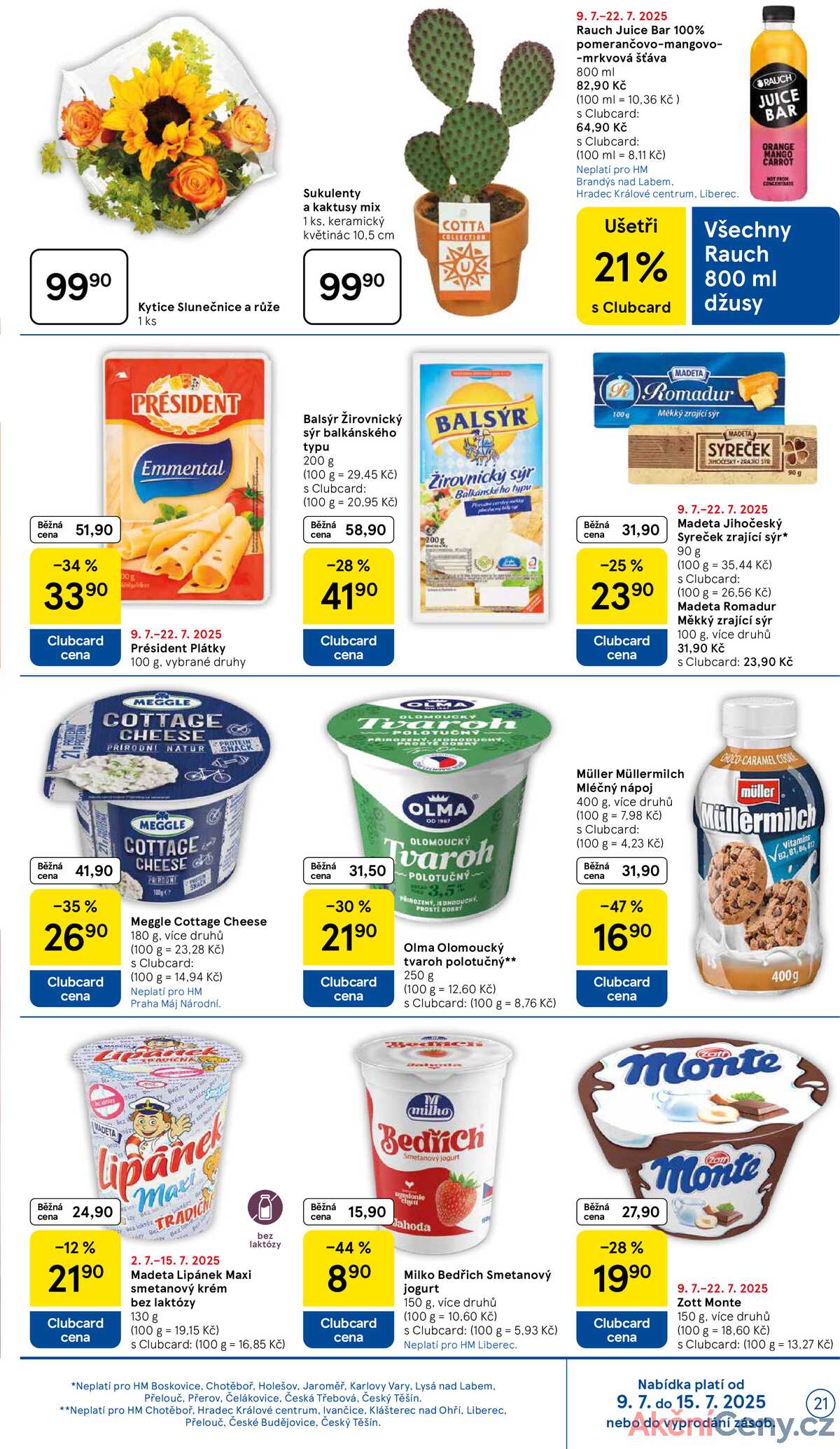Tesco malé hypermarkety od 9.7. do 15.7.2025 strana 21