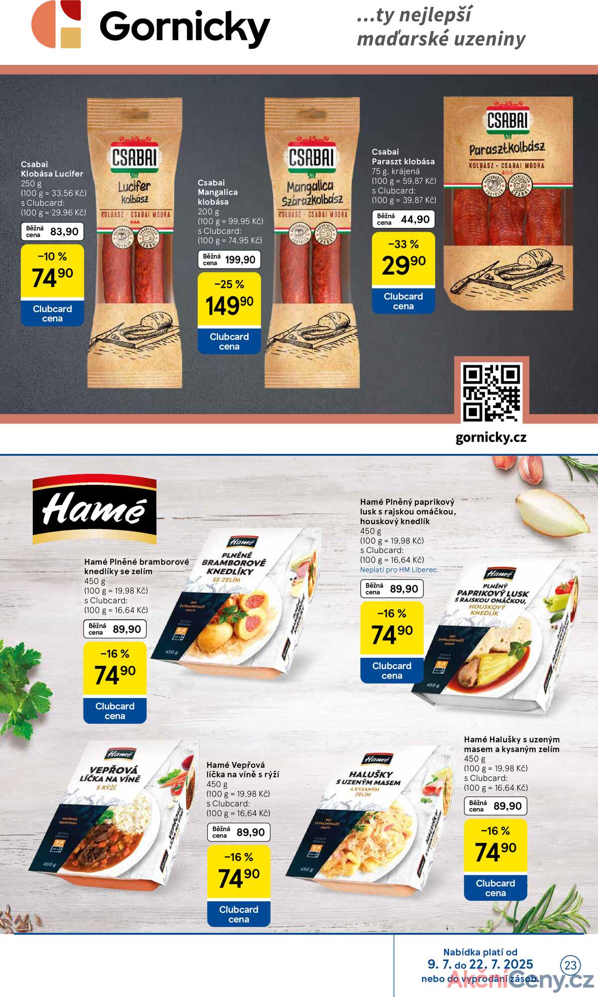 Tesco malé hypermarkety od 9.7. do 15.7.2025 strana 23