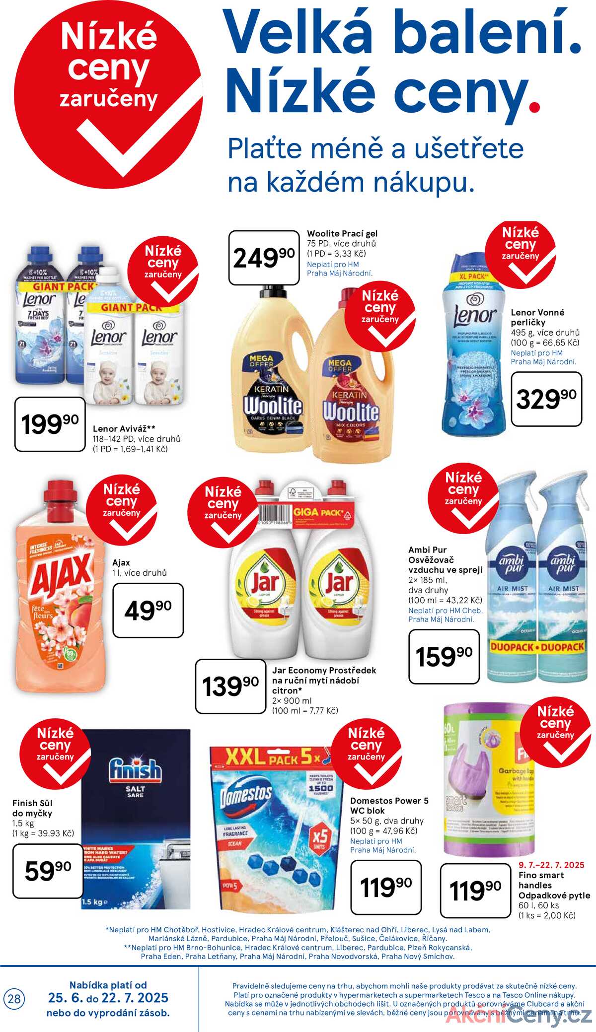 Tesco malé hypermarkety od 9.7. do 15.7.2025 strana 28