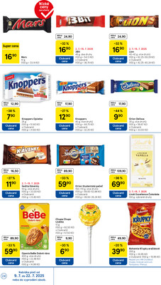 Tesco malé hypermarkety od 9.7. do 15.7.2025
