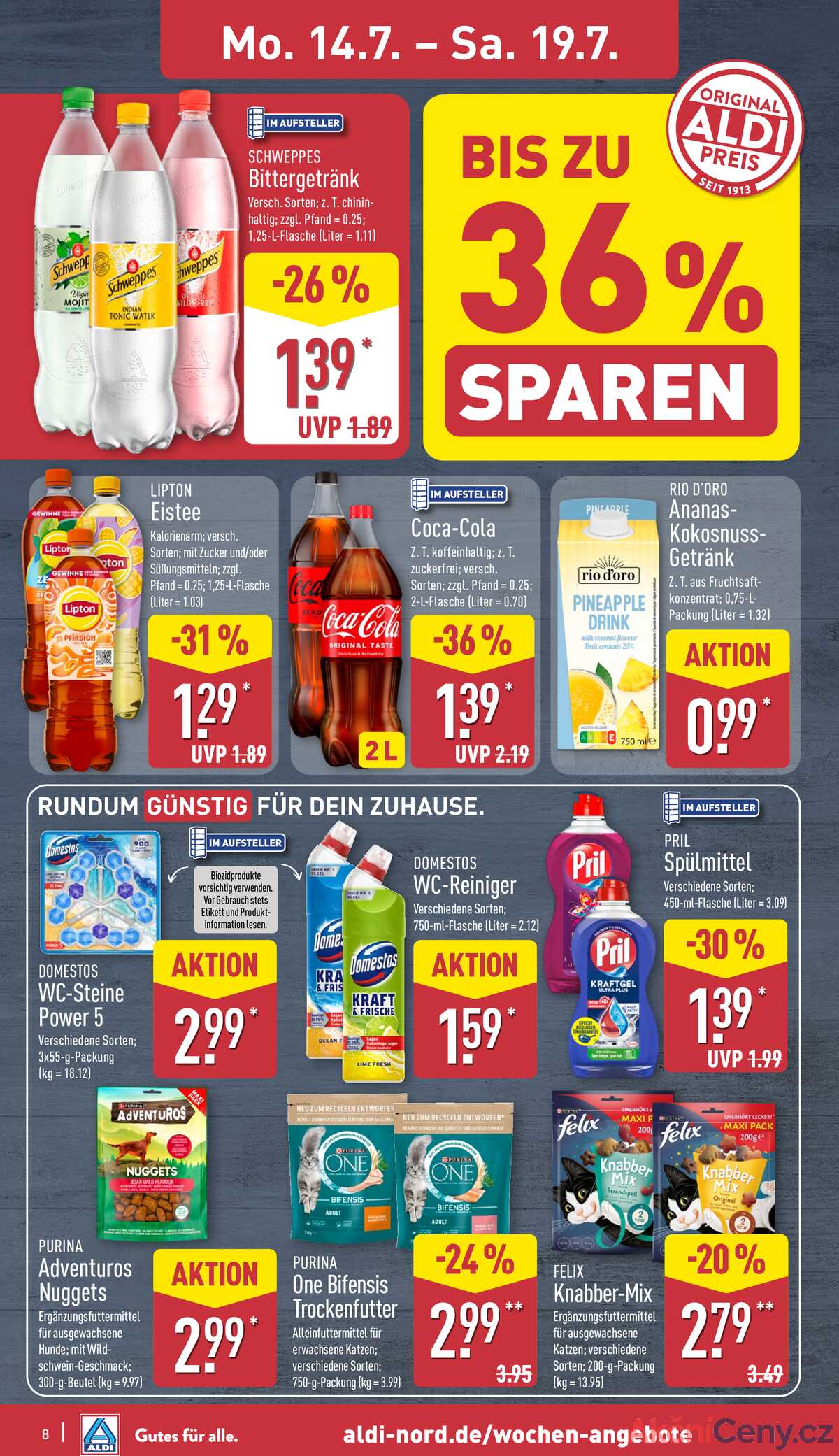 Leták ALDI Německo 14.7.-20.7.2025 strana 8
