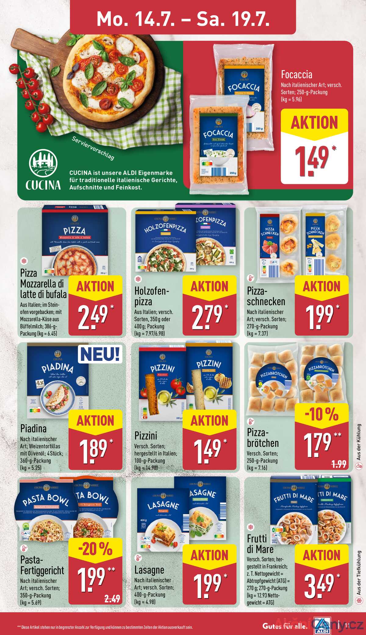 Leták ALDI Německo 14.7.-20.7.2025 strana 11