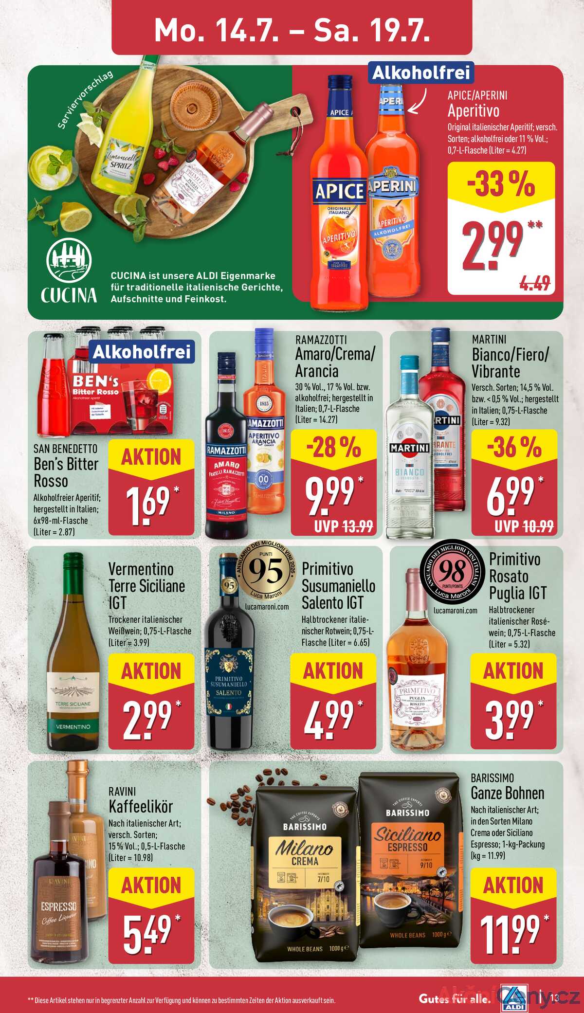 Leták ALDI Německo 14.7.-20.7.2025 strana 13