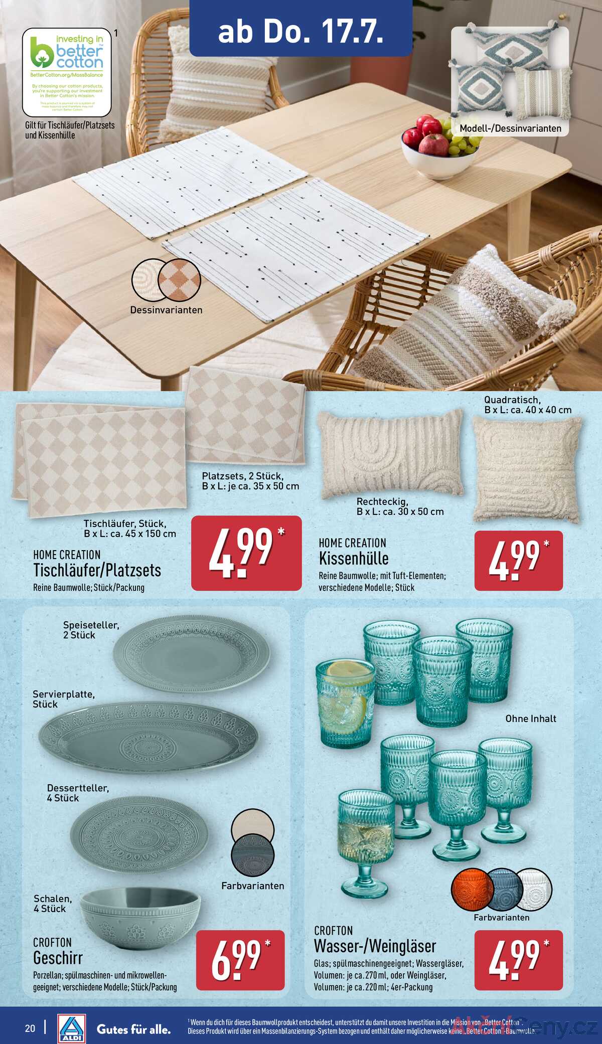 Leták ALDI Německo 14.7.-20.7.2025 strana 20