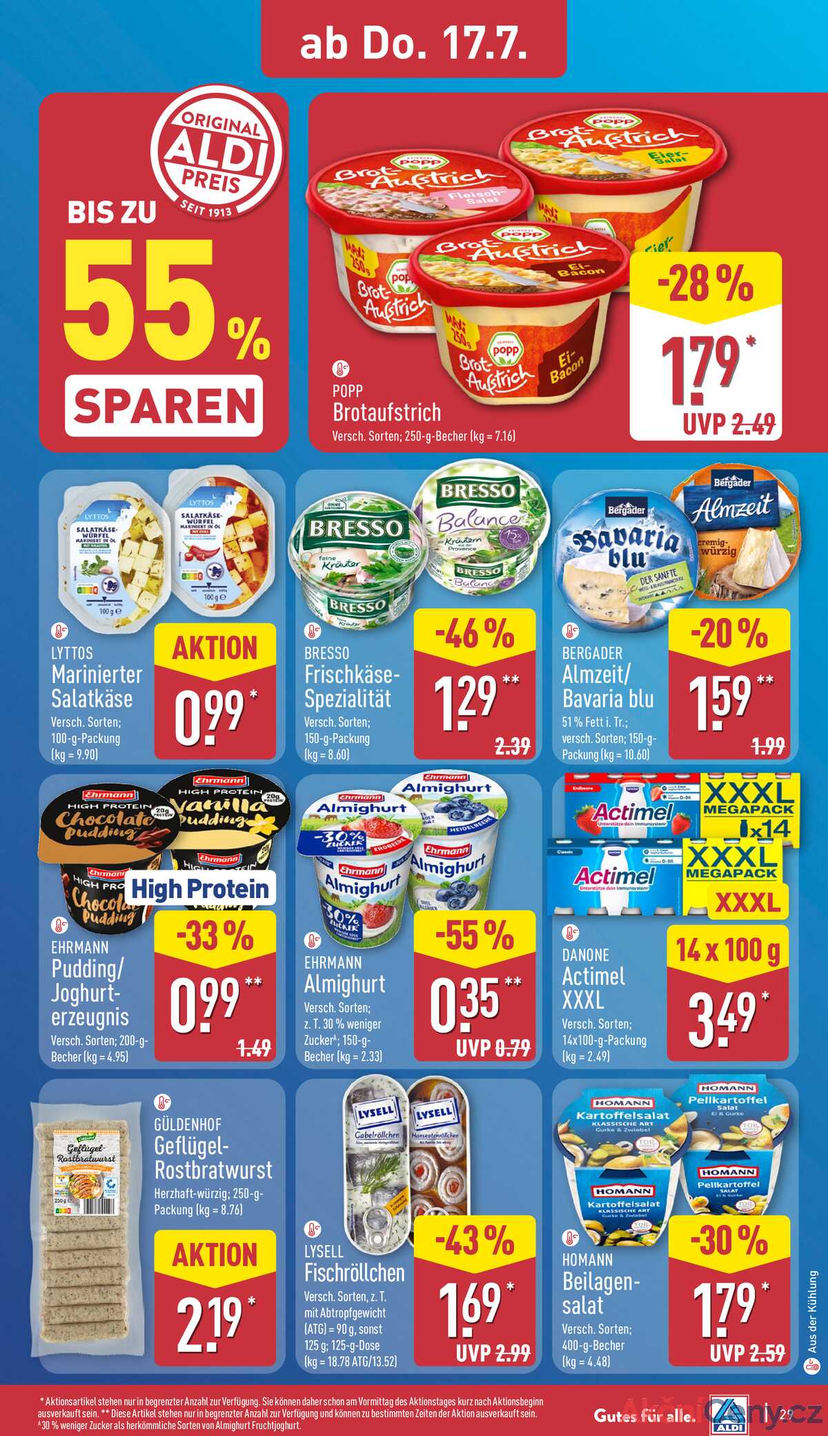 Leták ALDI Německo 14.7.-20.7.2025 strana 29