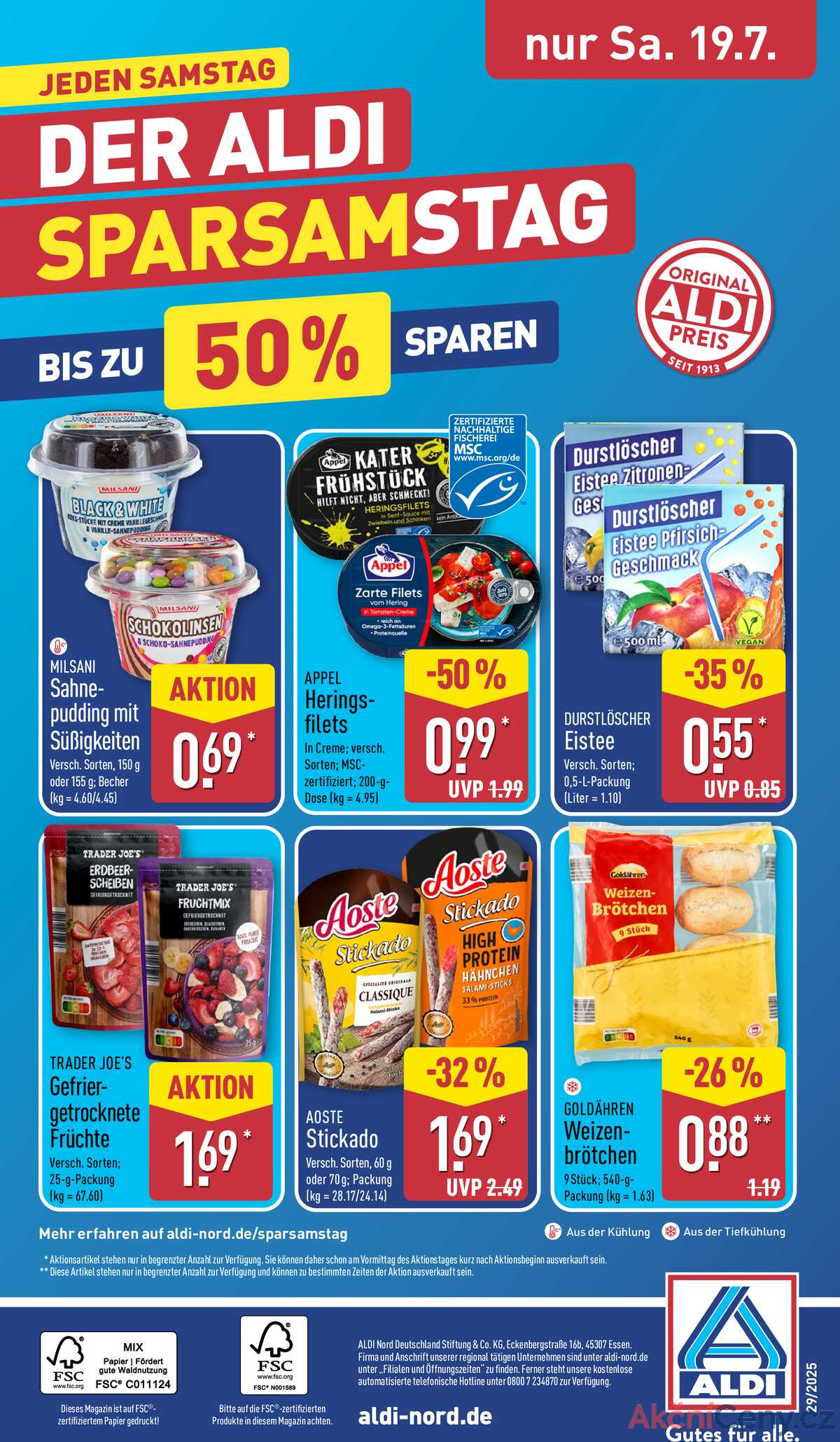 Leták ALDI Německo 14.7.-20.7.2025 strana 36