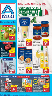 Leták ALDI Německo 14.7.-20.7.2025