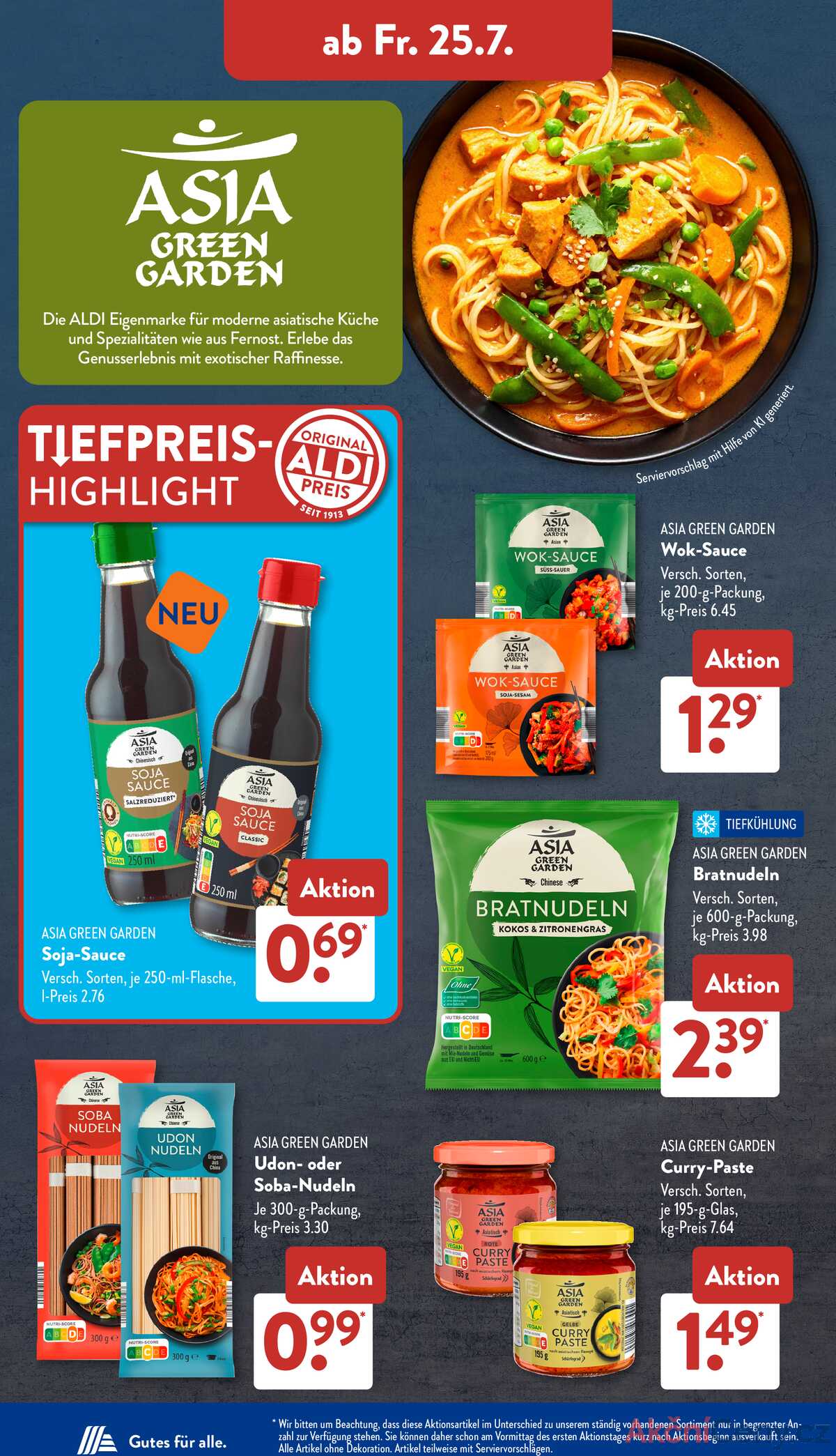 Leták ALDI SÜD Německo 21.7.-27.7.2025 strana 16