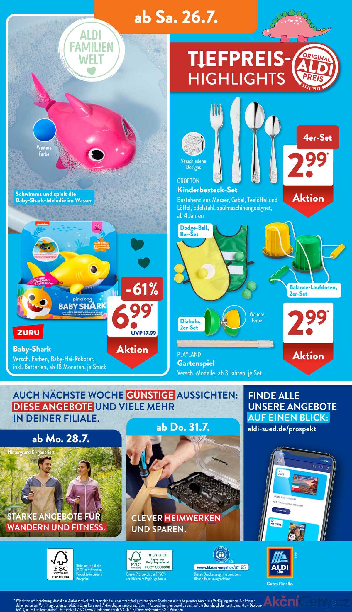 Leták ALDI SÜD Německo 21.7.-27.7.2025 strana 20