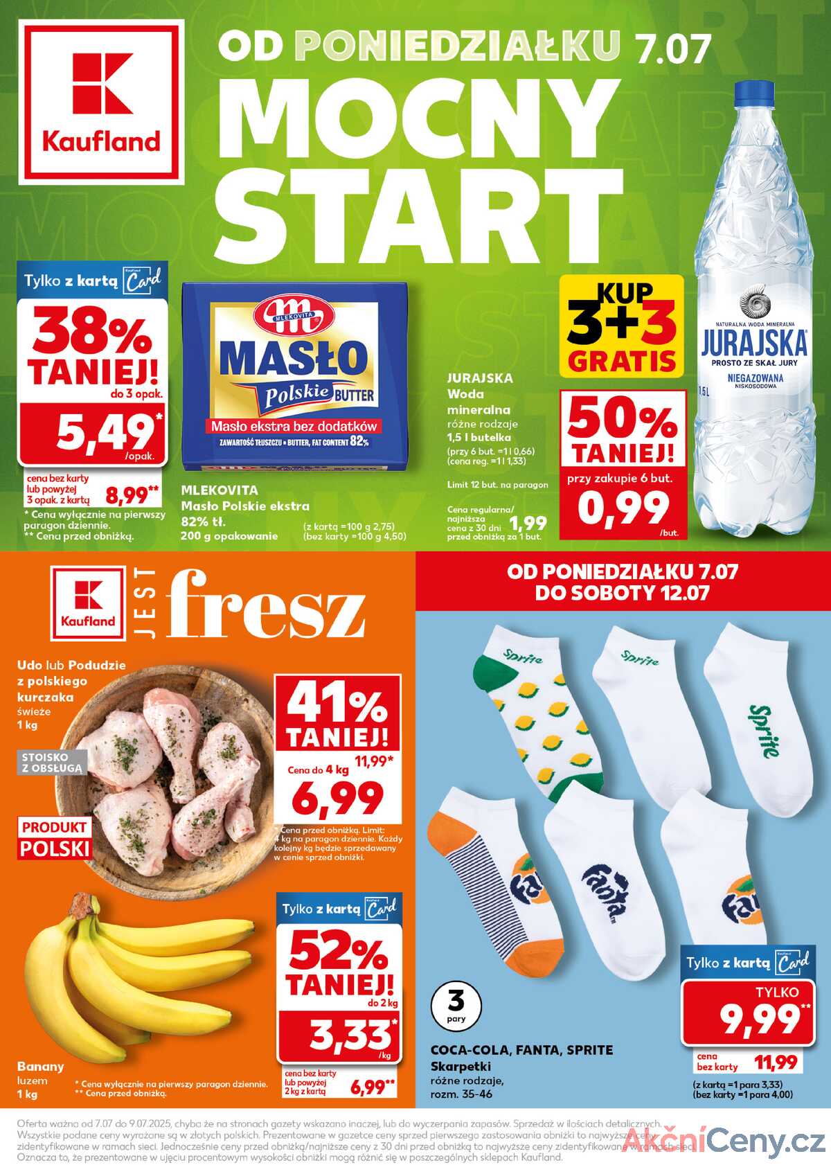 Leták Kaufland Polsko 7.7.-9.7.2025 - Silný start strana 1