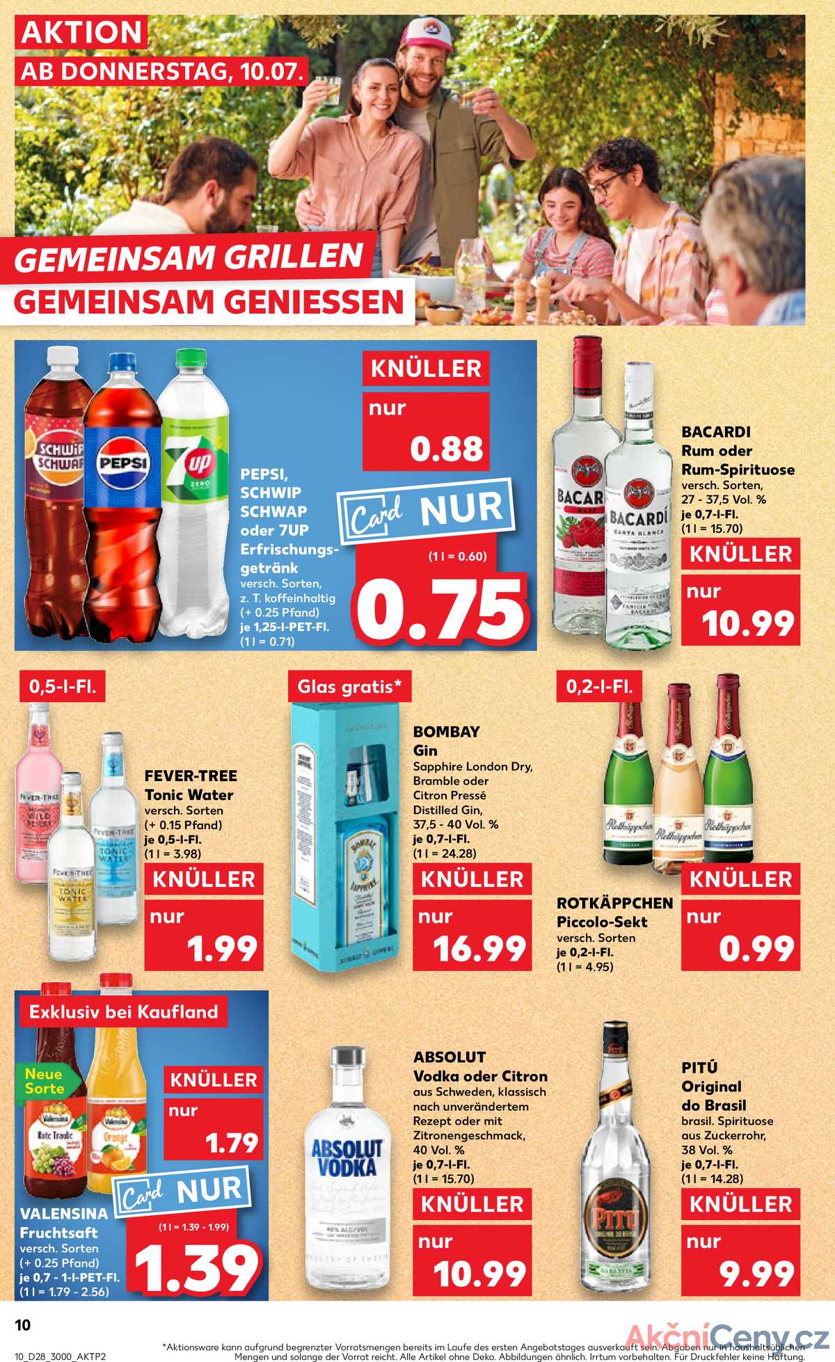 Leták Kaufland Německo 10.7.-16.7.2025 strana 10
