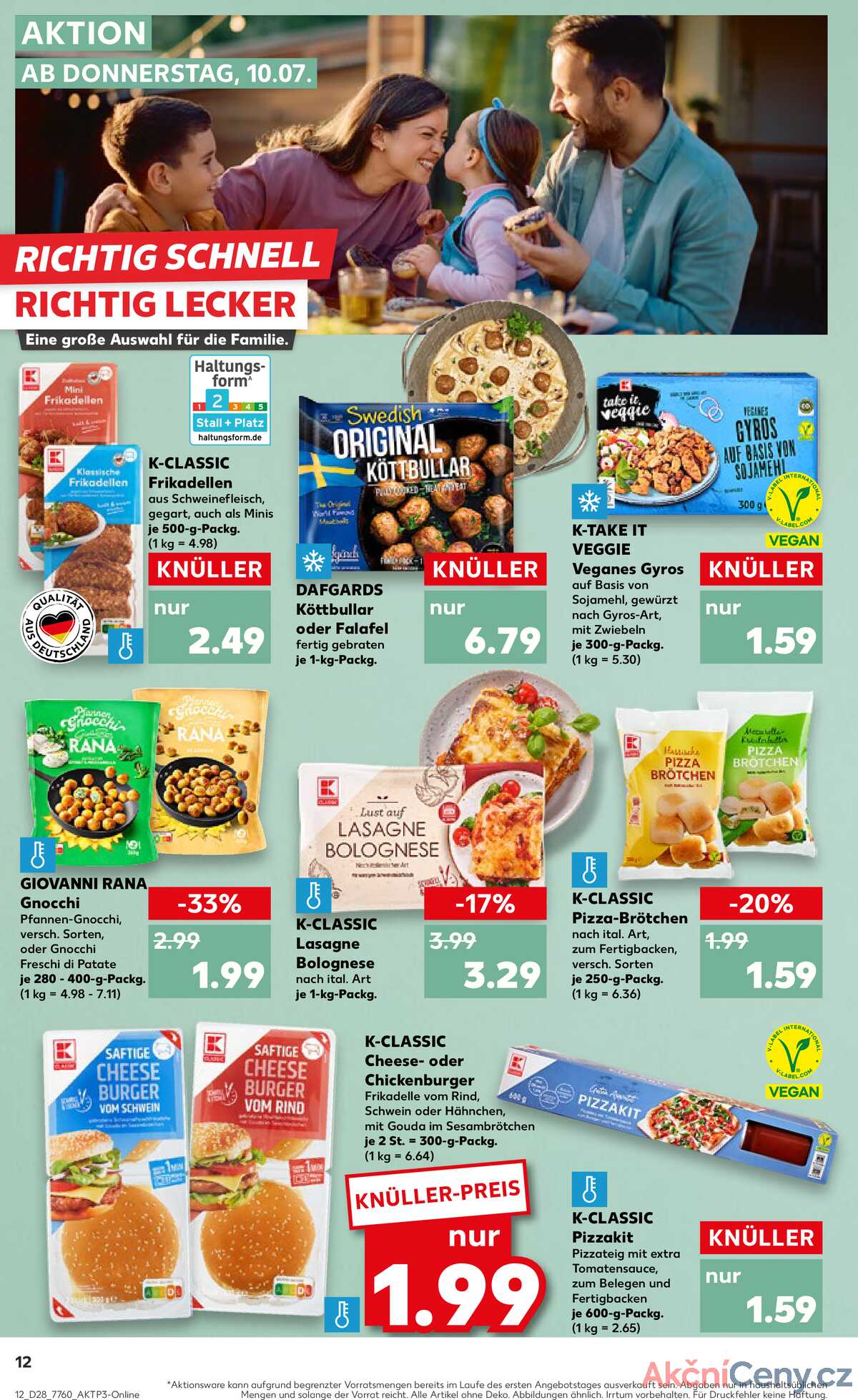 Leták Kaufland Německo 10.7.-16.7.2025 strana 12
