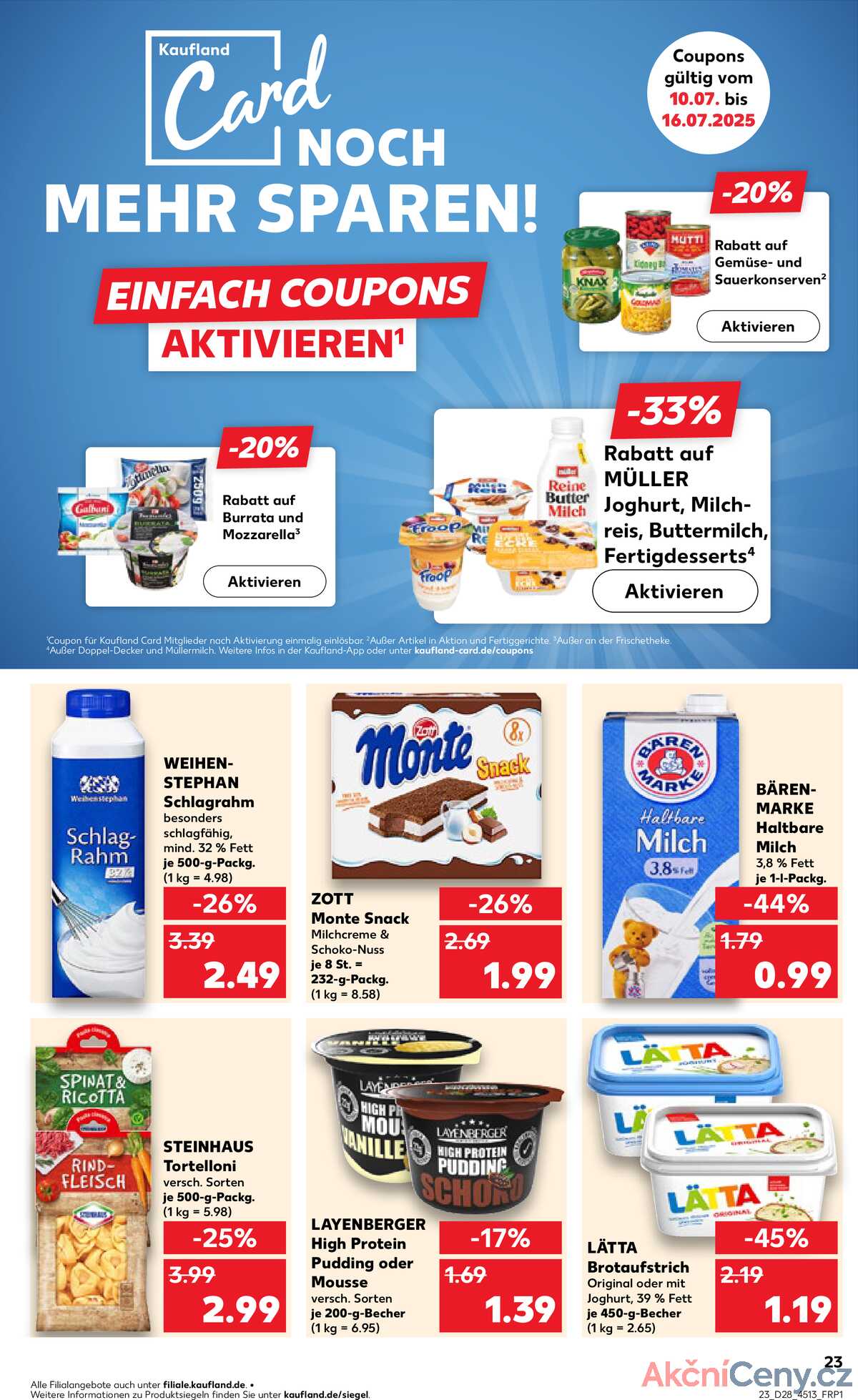 Leták Kaufland Německo 10.7.-16.7.2025 strana 23