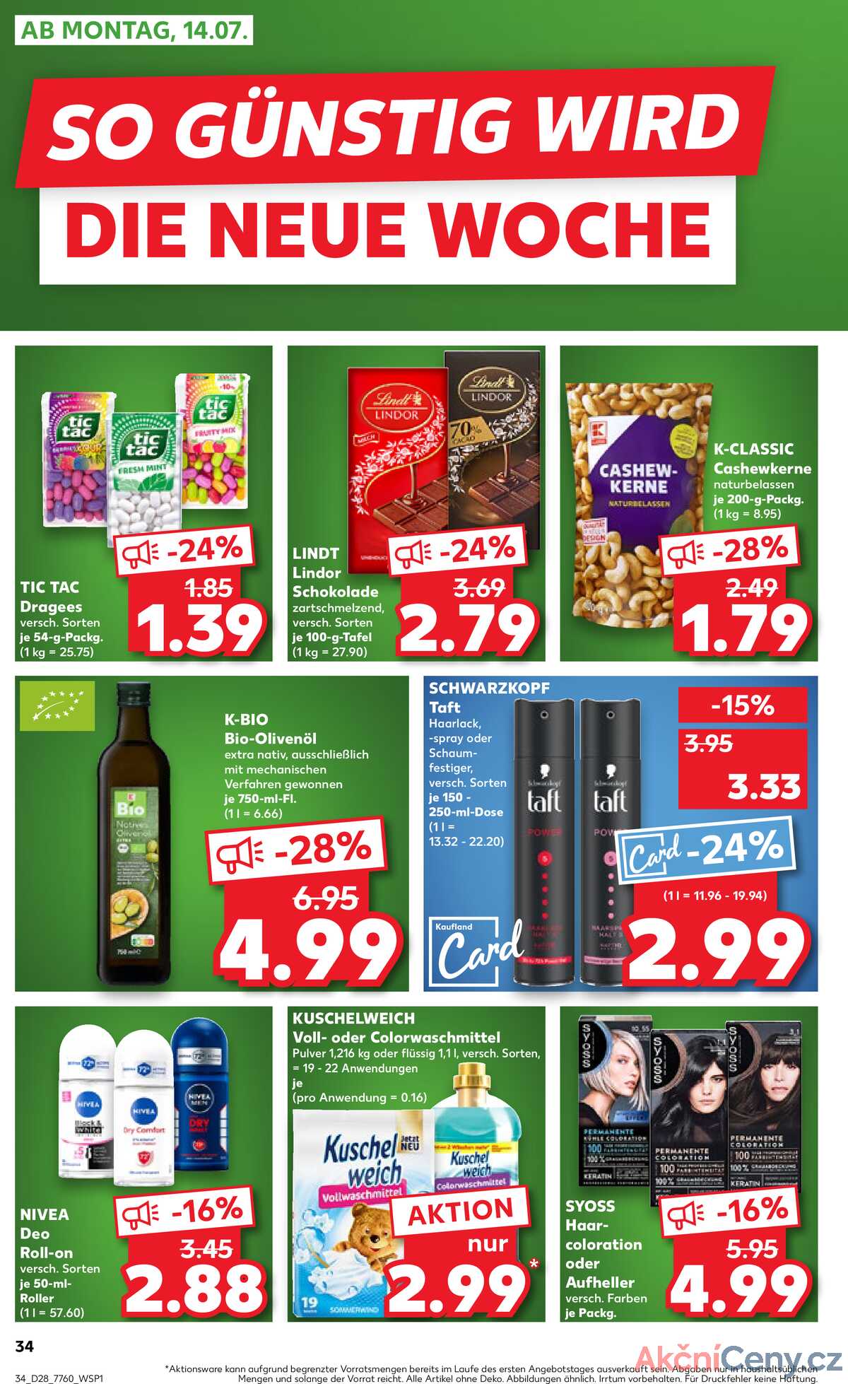Leták Kaufland Německo 10.7.-16.7.2025 strana 34