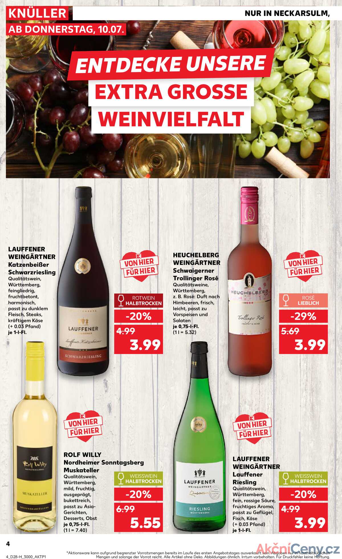 Leták Kaufland Německo 10.7.-16.7.2025 - Nabídky navíc strana 4