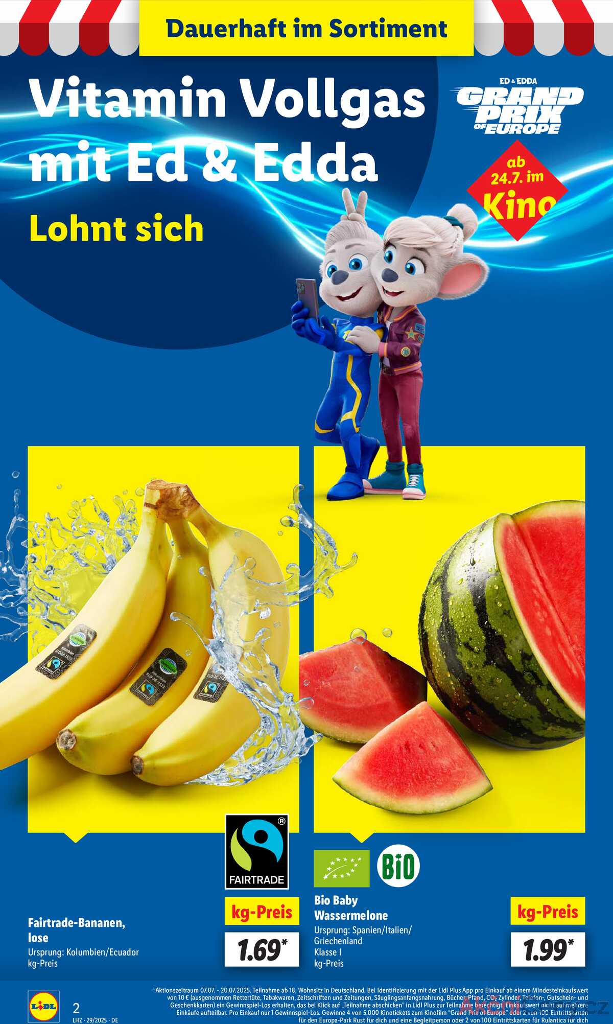 Leták Lidl Německo 14.7.-19.7.2025 strana 2