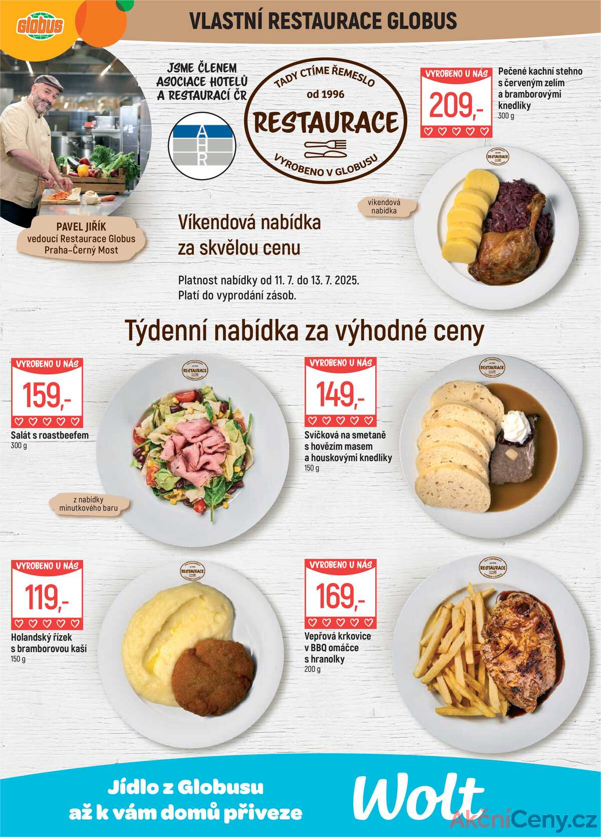 Akční leták Globus 9.7. - 15.7.2025 - Globus Praha - Centrum Černý Most strana 7